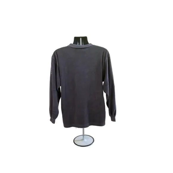 Product image for Men's Harley Davidson Gray Long Sleeve Polo Shirt Size M