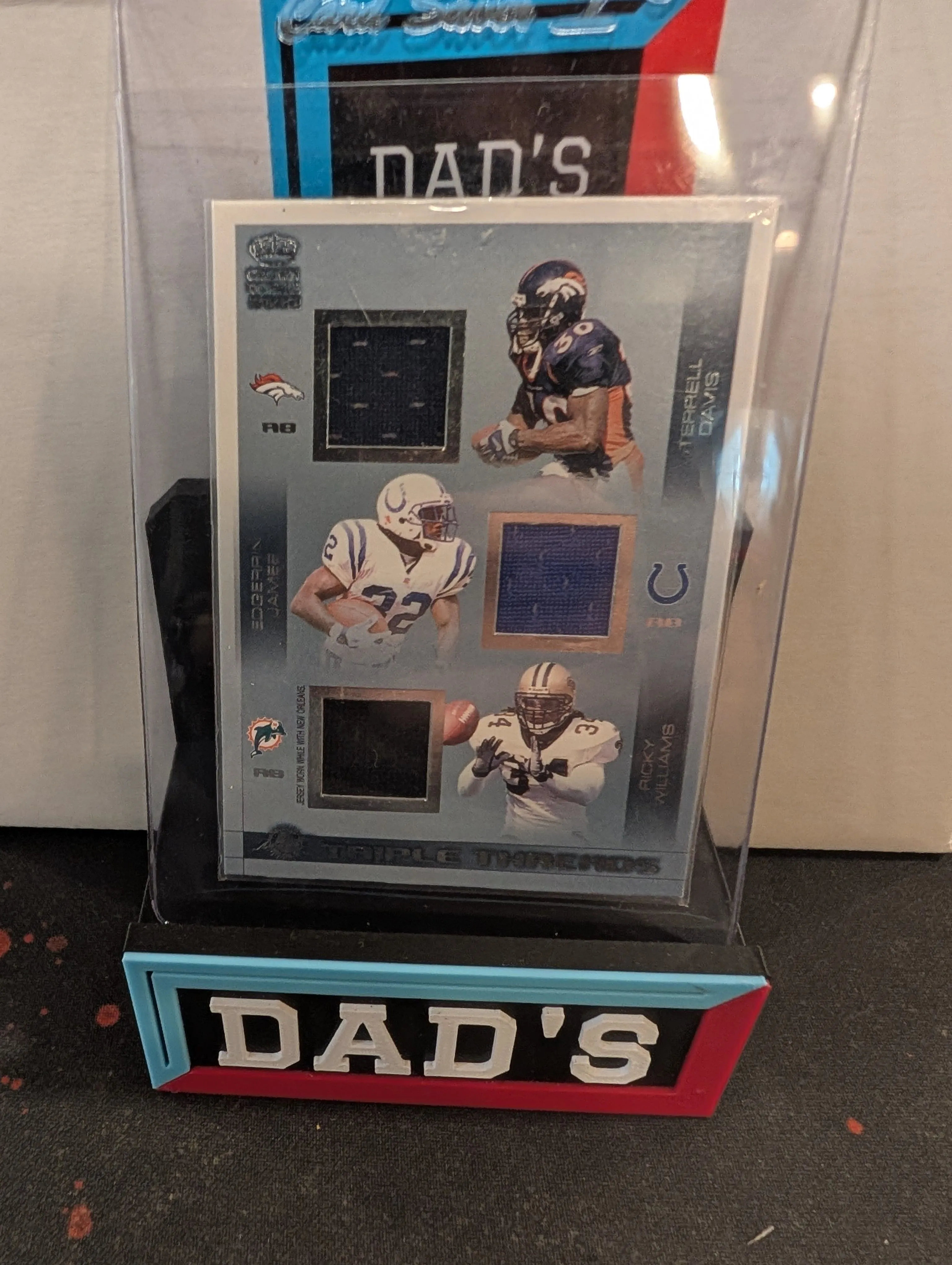 Product image for Pacific Crown Royale Triple Threads Davis/James/Williams Game-Used Patch