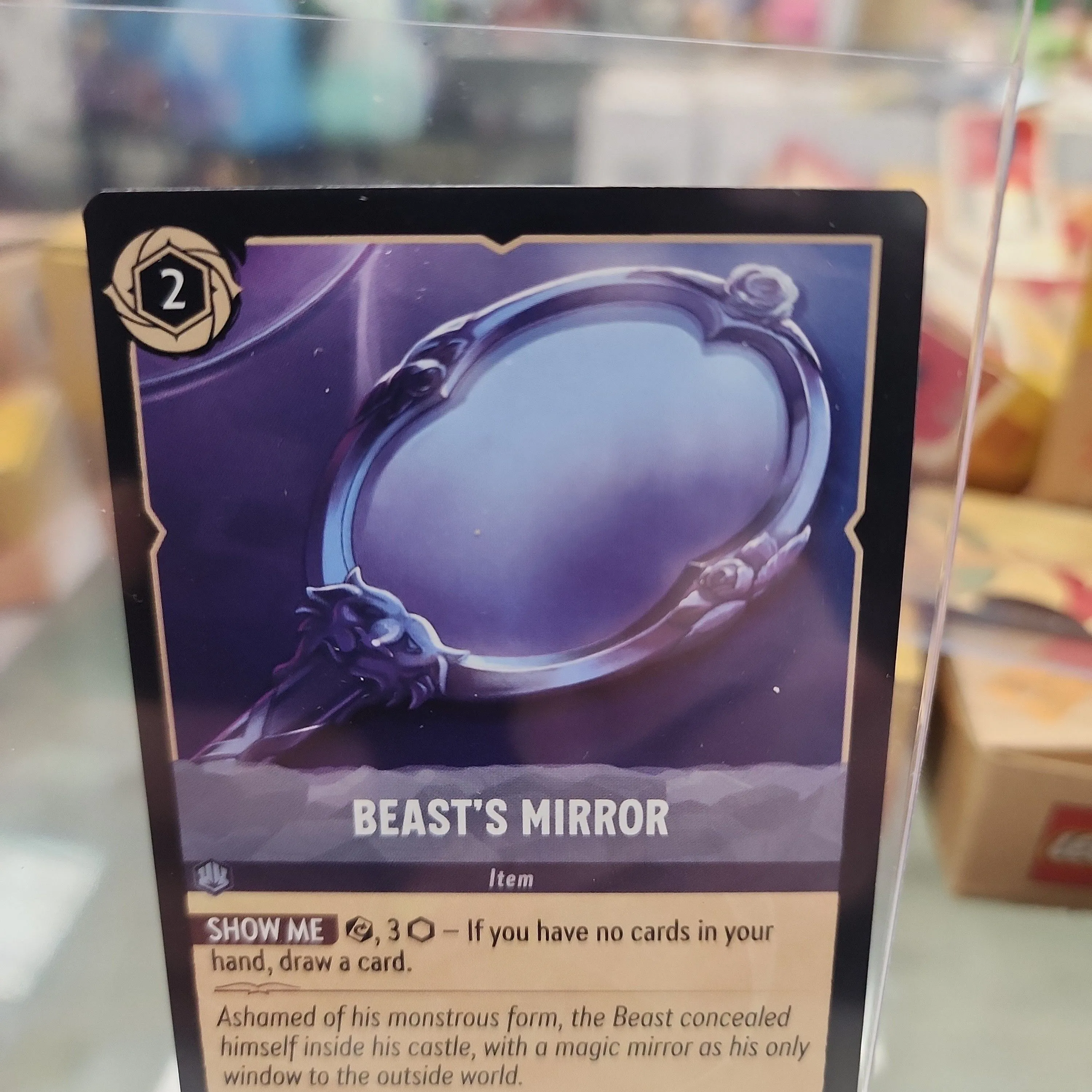 Product image for Disney Lorcana DLCS1-201 BeastsMirror Common THE FIRST CHAPTER