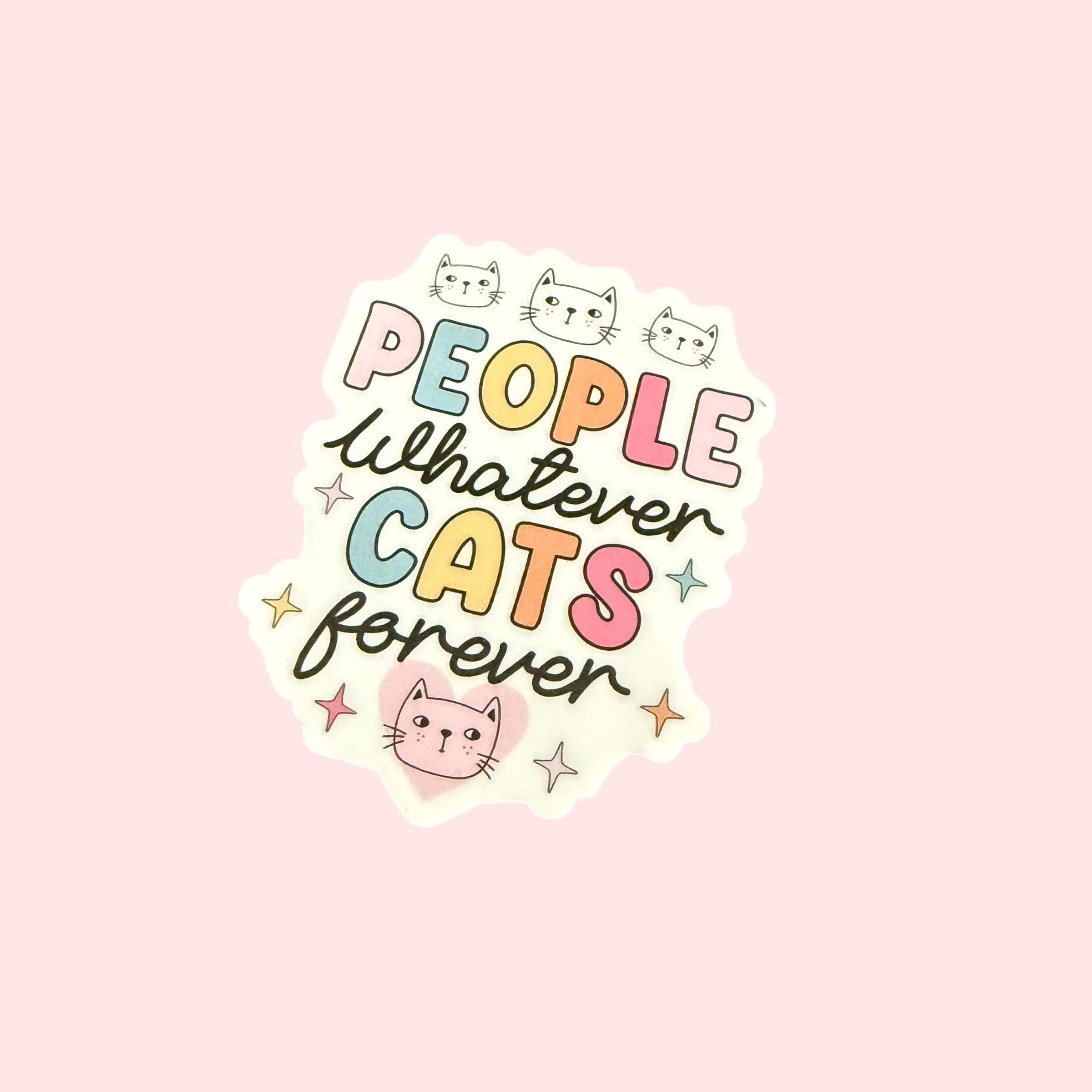 Product image for Cats Forever 3" Vinyl Sticker