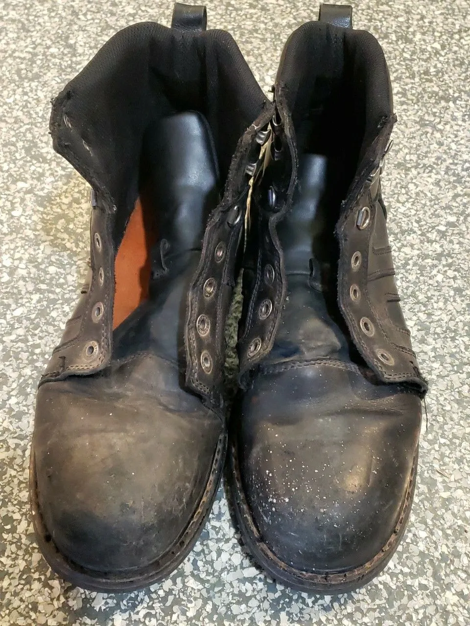 Product image for Harley-Davidson Biker Leather Size 11 boots  no Laces 