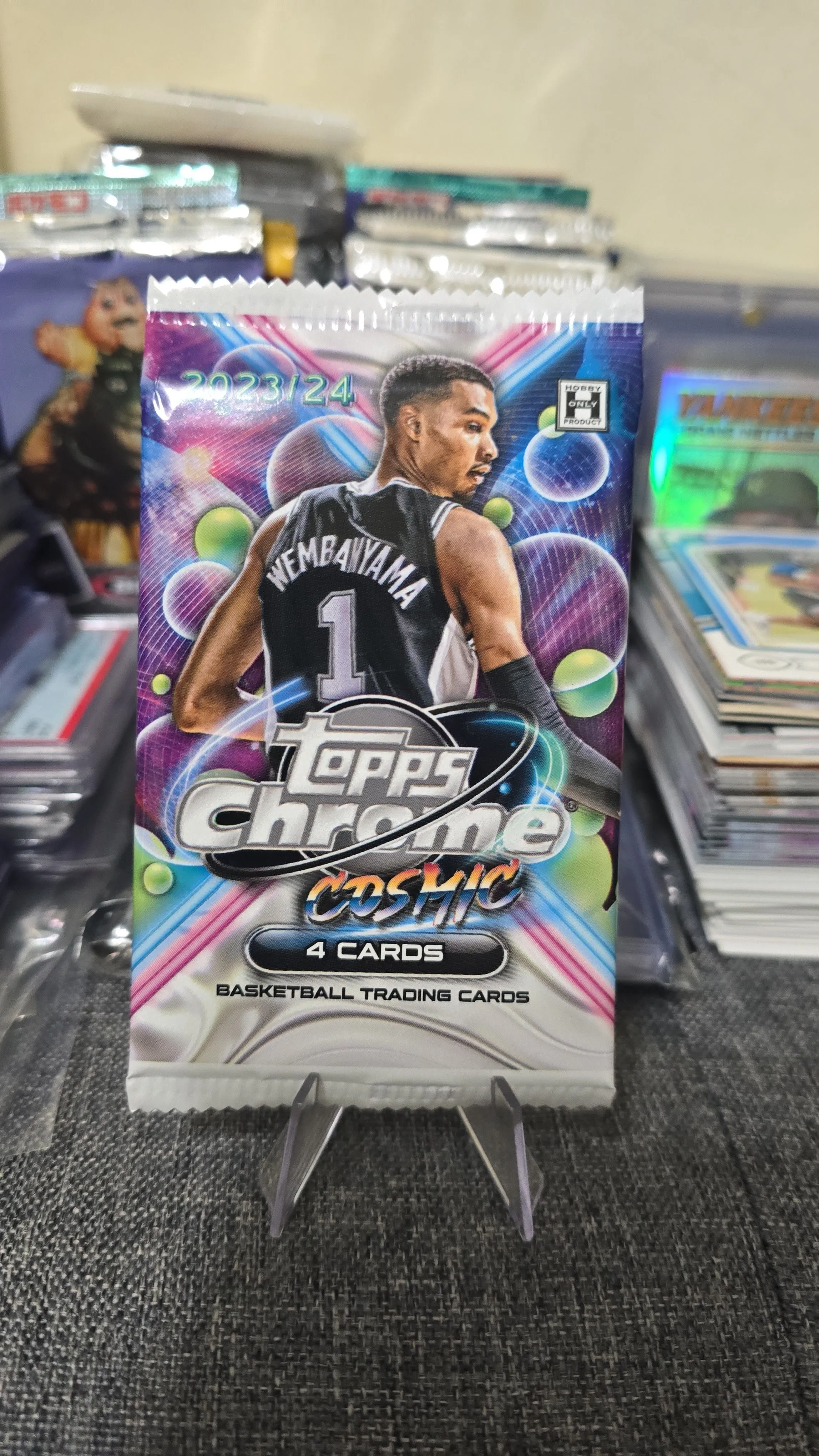 Product image for 2023-24 Topps COSMIC Chrome BASKETBALL  hobby Pack