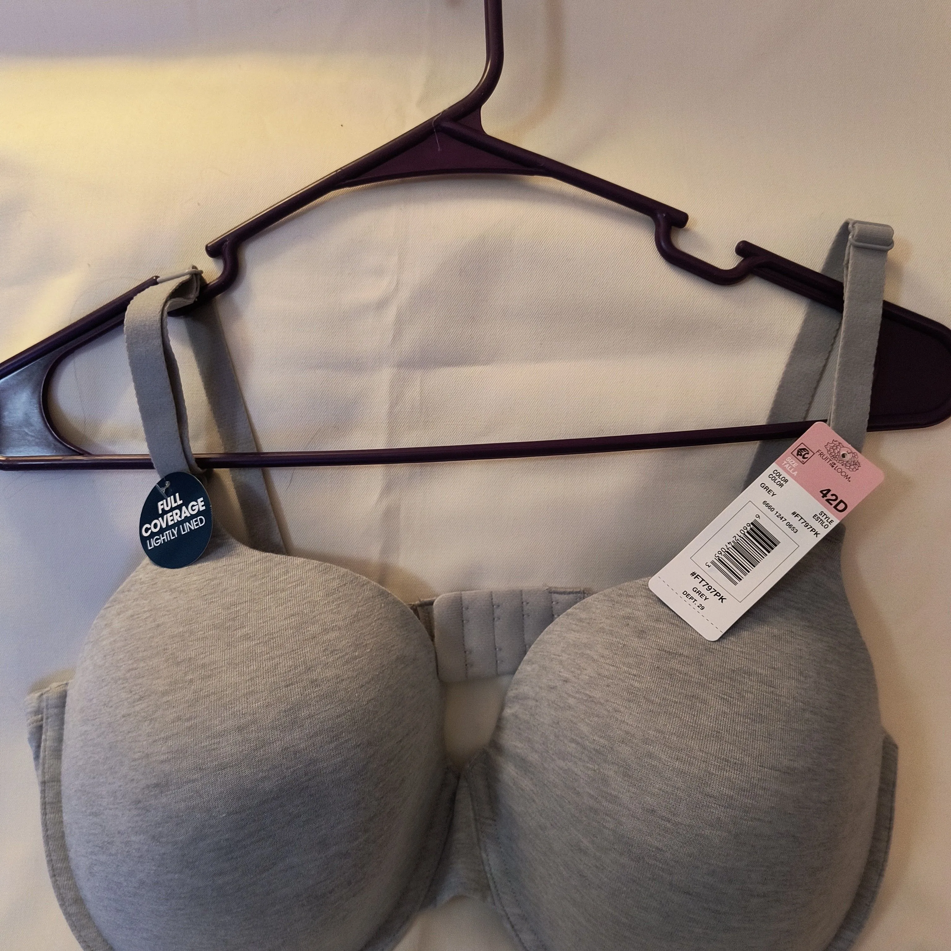 Product image for 056 NEW Grey 42D Bra