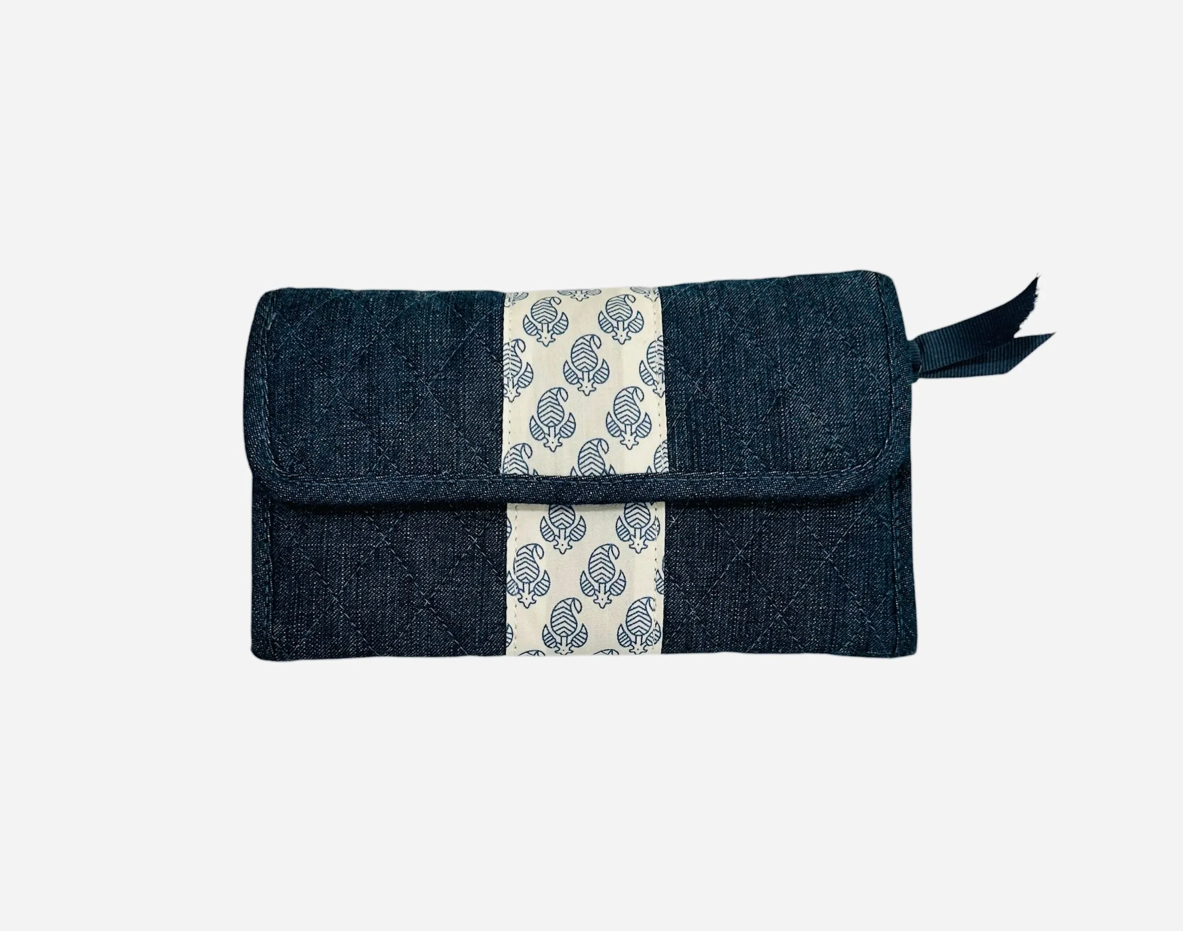 Product image for Lemon Hill Denim Tri-fold Wallet