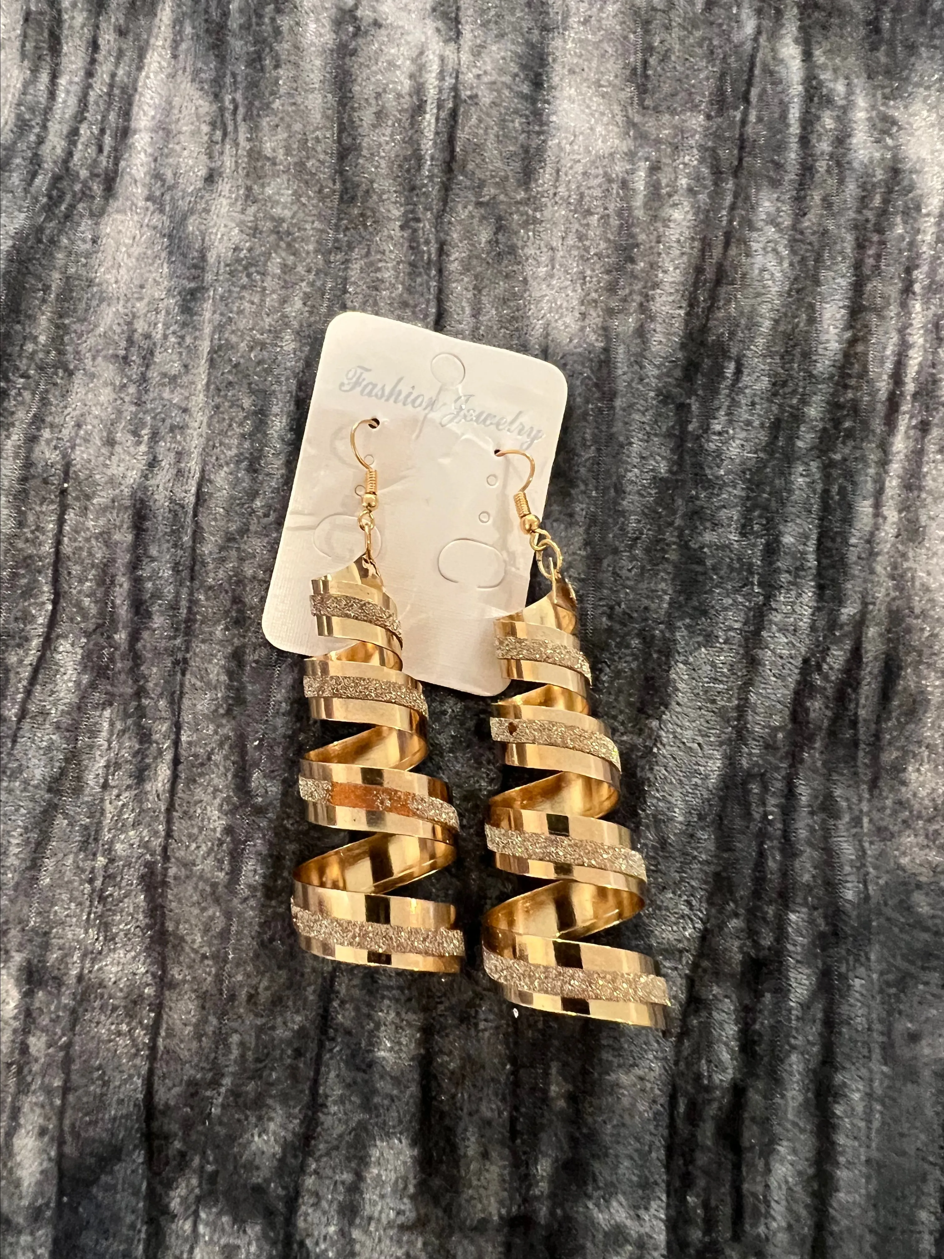 Product image for Gold Spiral Earrings