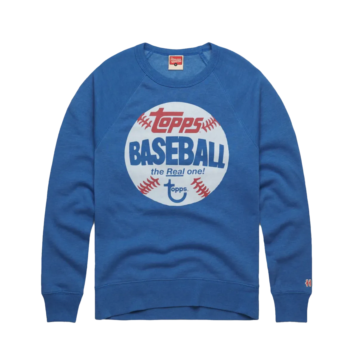 Product image for Topps Baseball The Real One Blue Crewneck Sweatshirt 
