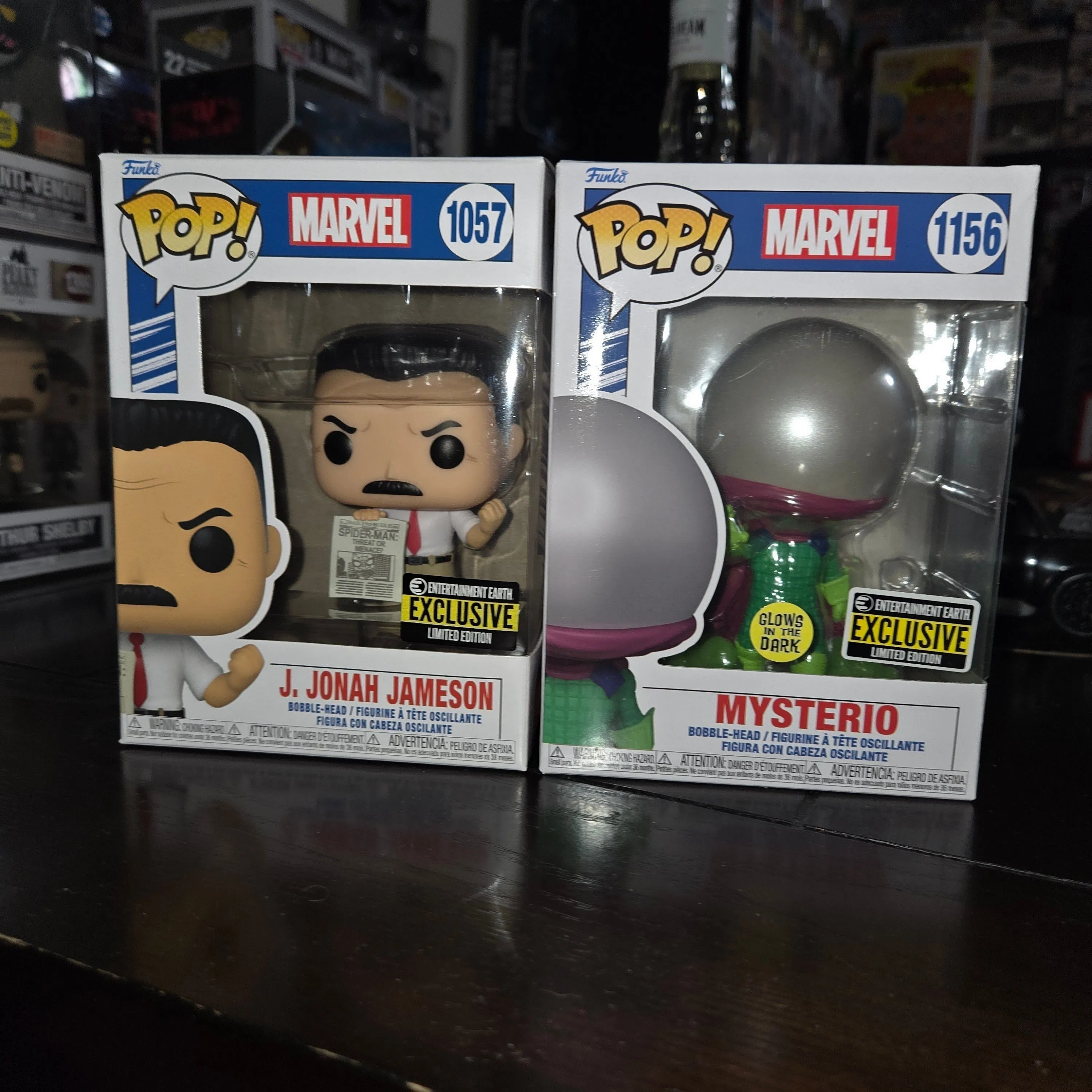 Product image for Mysterio and J Jonah Funko Pops