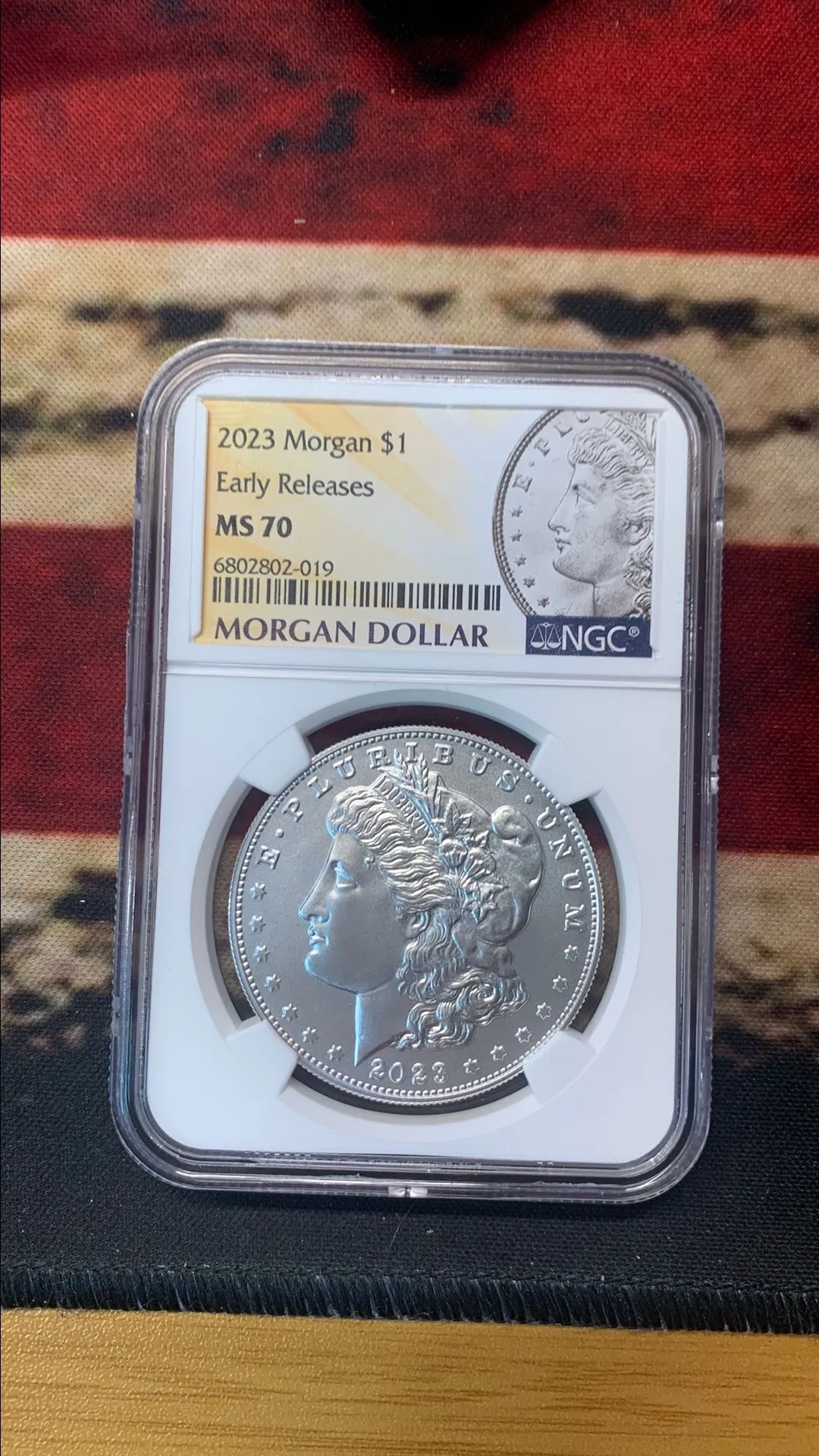 Product image for 2023 Morgan Silver Dollar $1 NGC MS70 Early Releases