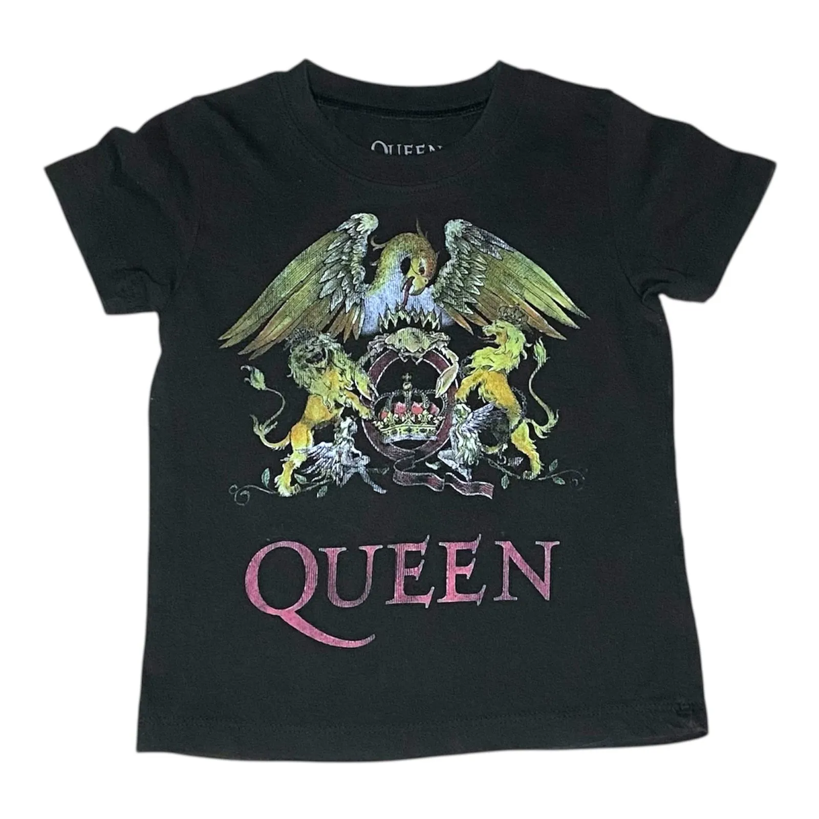 Product image for Queen Official Merc Black Graphic T-Shirt Size 3T