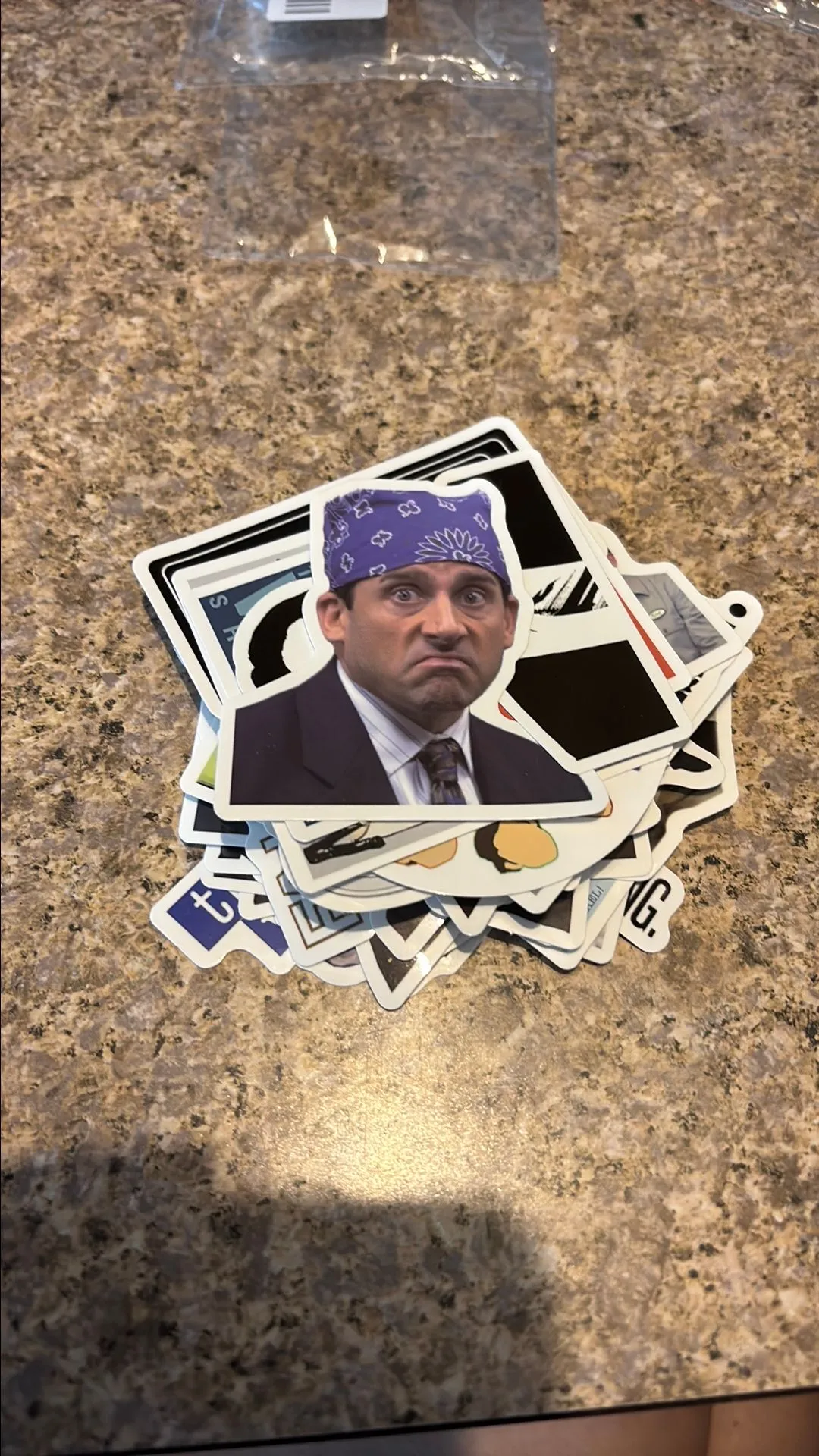 Product image for Randomized the office sticker pack of 7