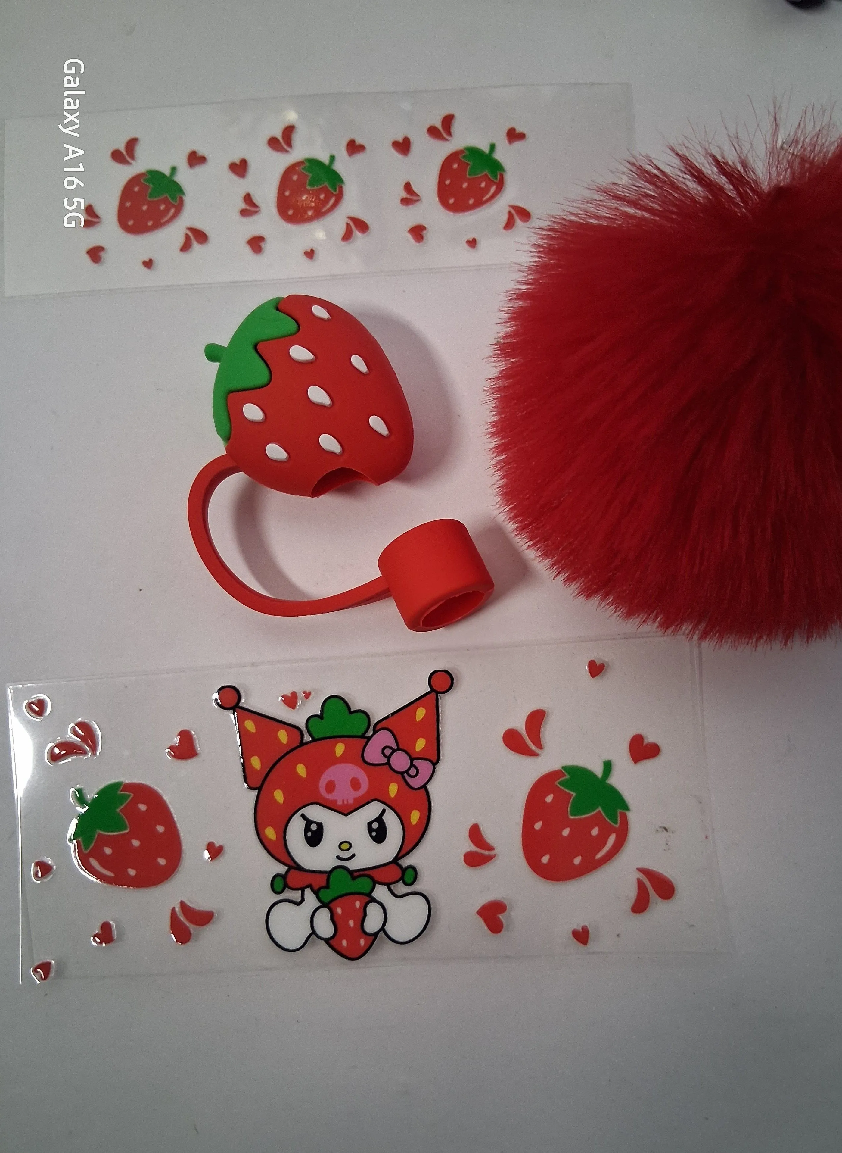 Product image for Strawberry Kuromi Stanley Customization Pack! 