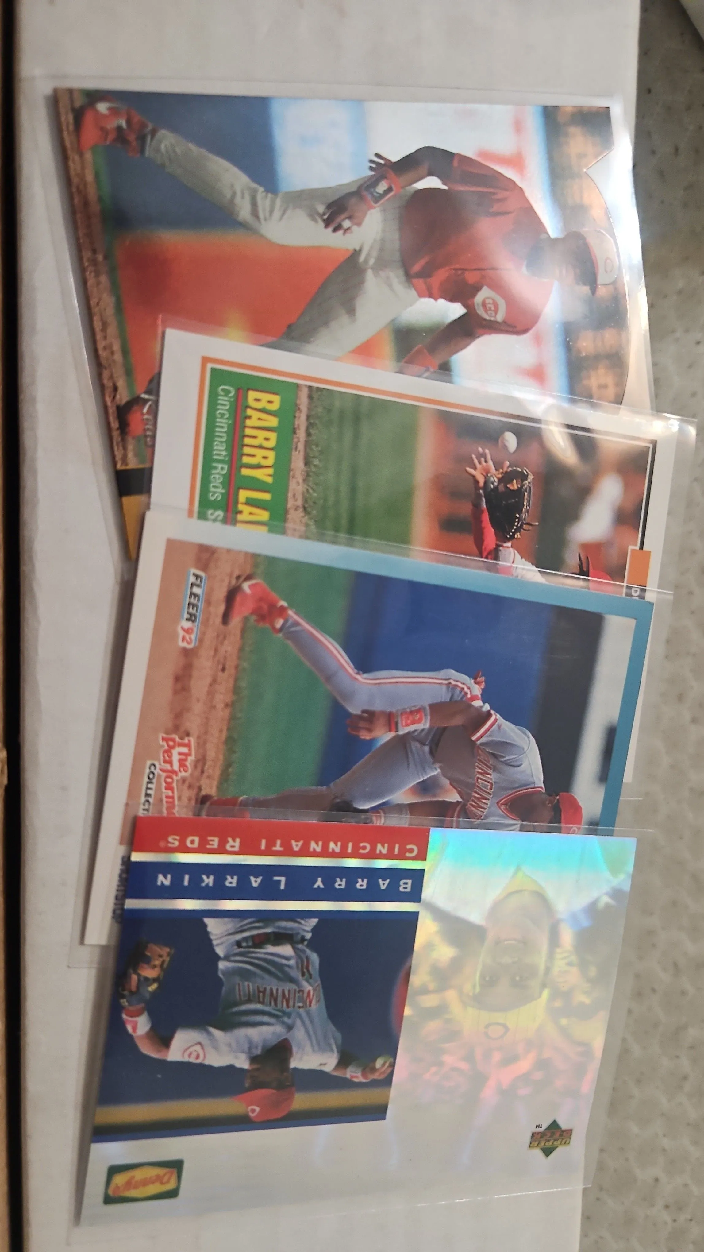 Product image for Barry Larkin insert lot Reds