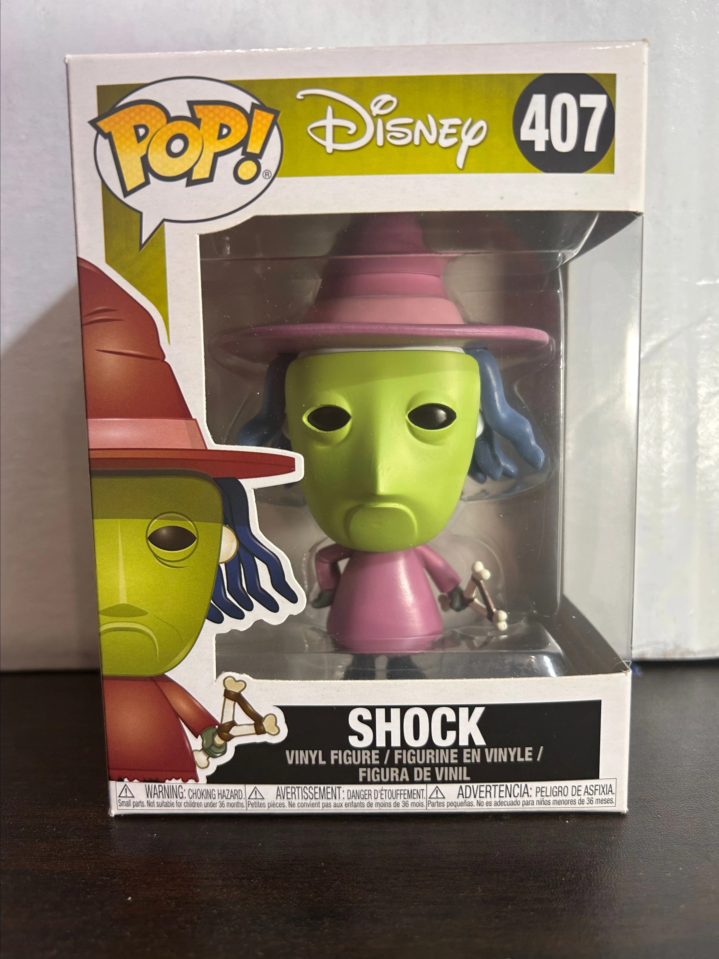Product image for Shock Nightmare Before The Christmas Disney Vaulted Funko Pop 407 With Protector