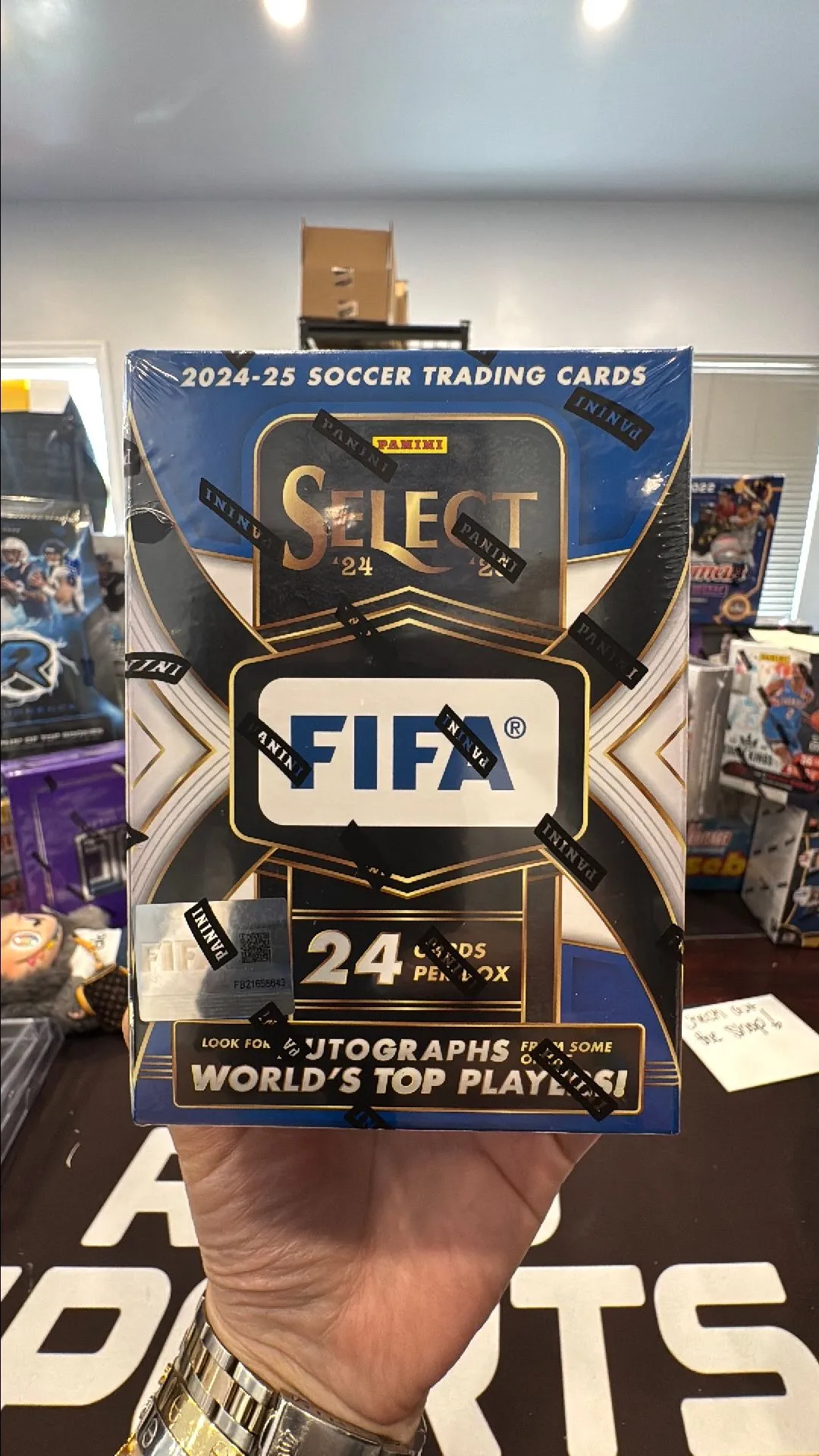 Product image for 2024/25 Panini Select FIFA soccer hobby blaster