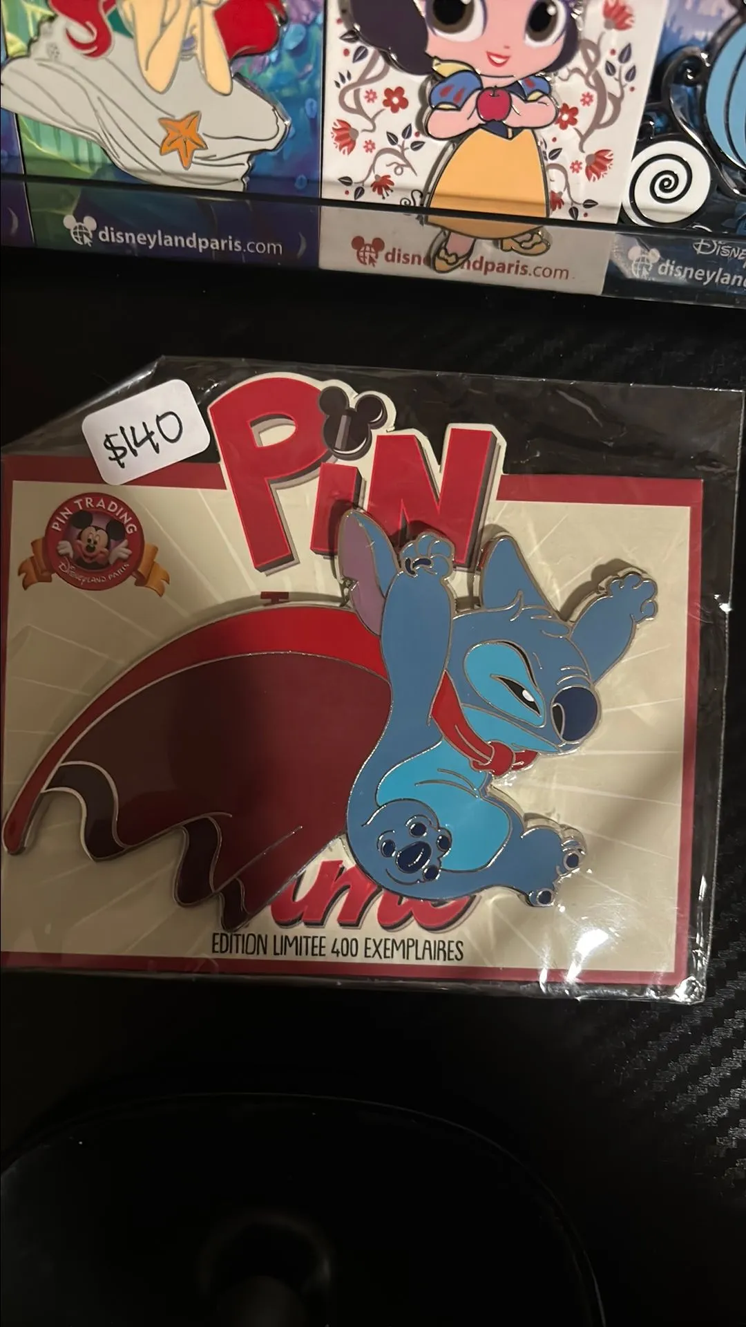 Product image for DLP Pin Trading Time Stitch Vampire Pin