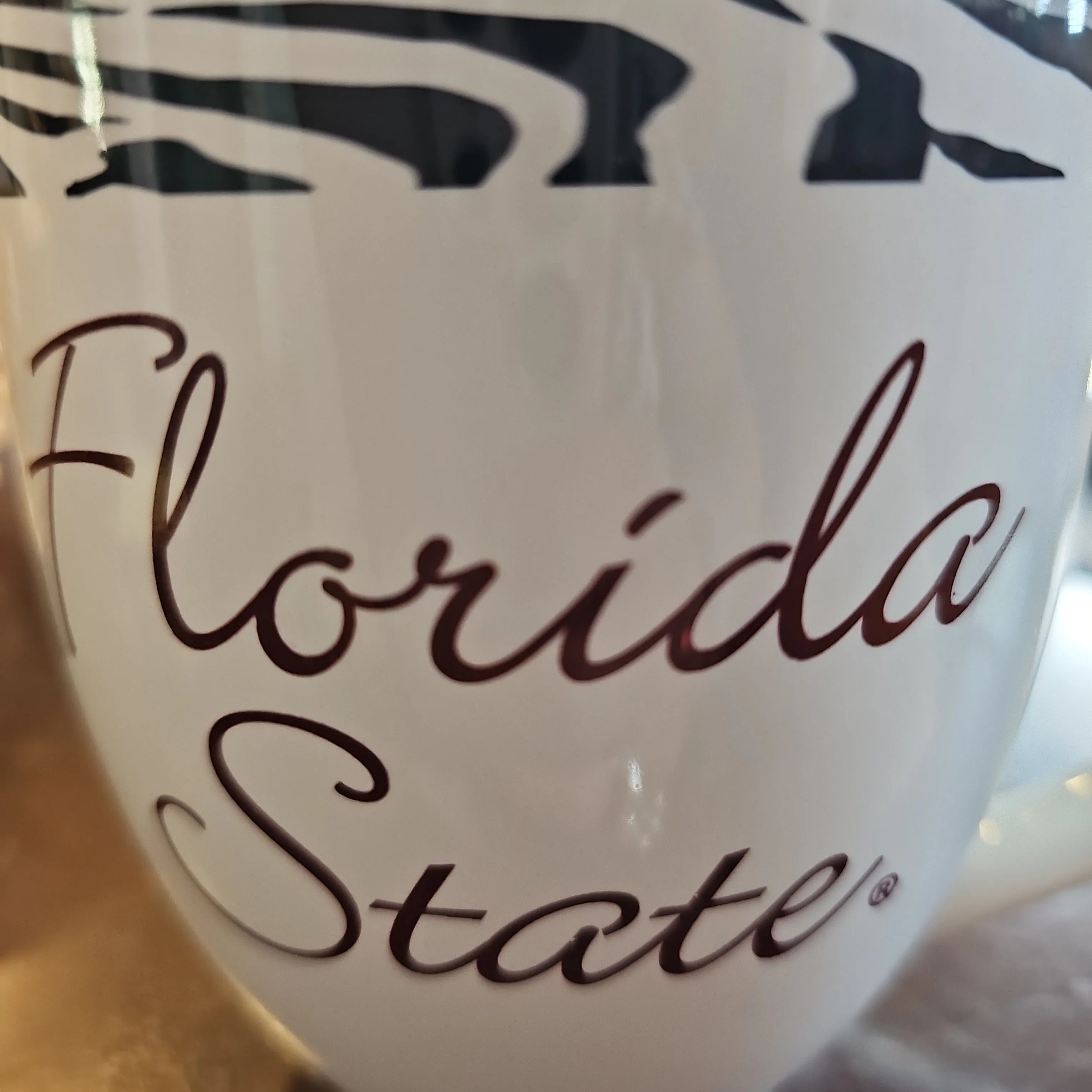 Product image for M14) Florida State Coffee Mug Hallogram Pre-owned Free Candy Snacks
