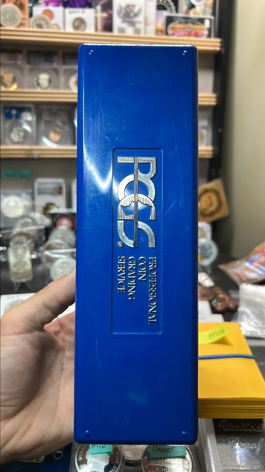 Product image for PCGS slab box