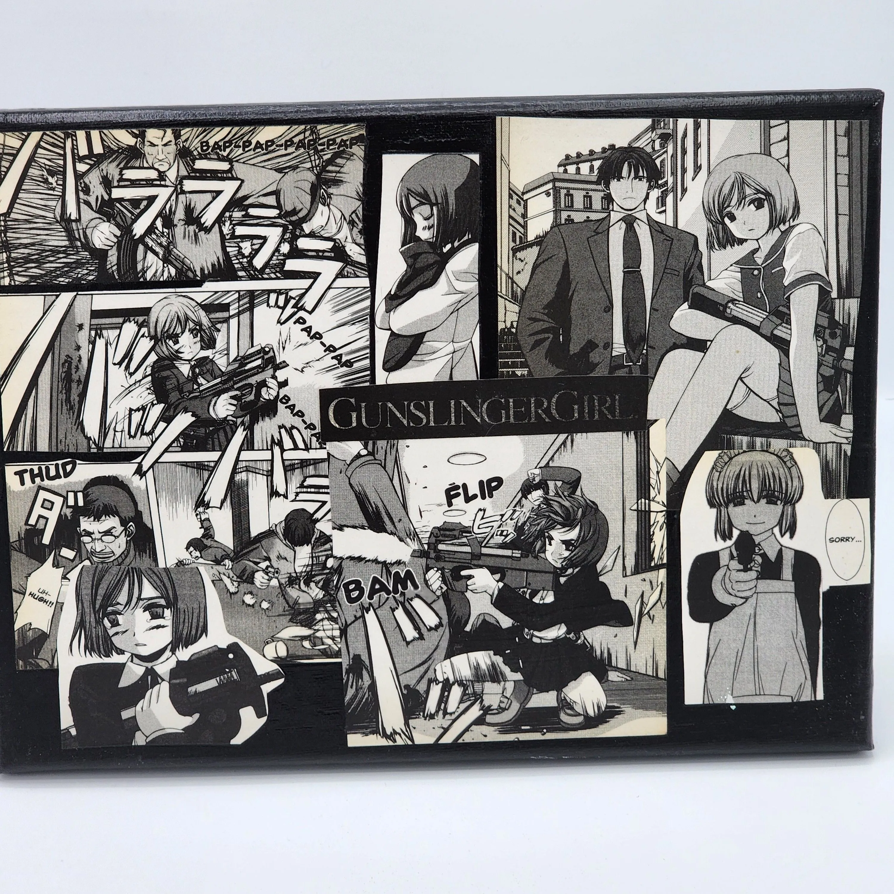 Product image for 9x12 collage gunslinger girl
