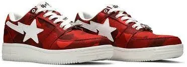 Product image for 7M - Bape Bapesta Low Red Camo 2021