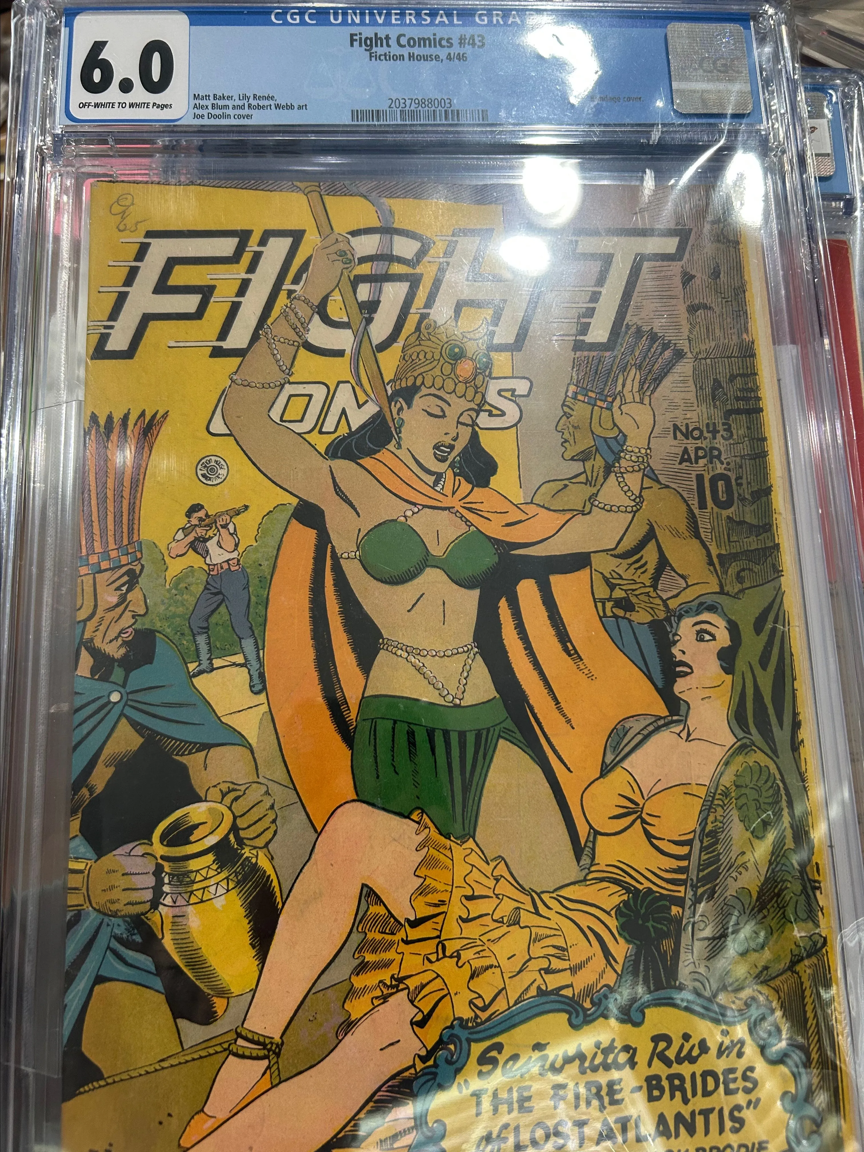 Product image for Fight comics 43 CGC 6.0