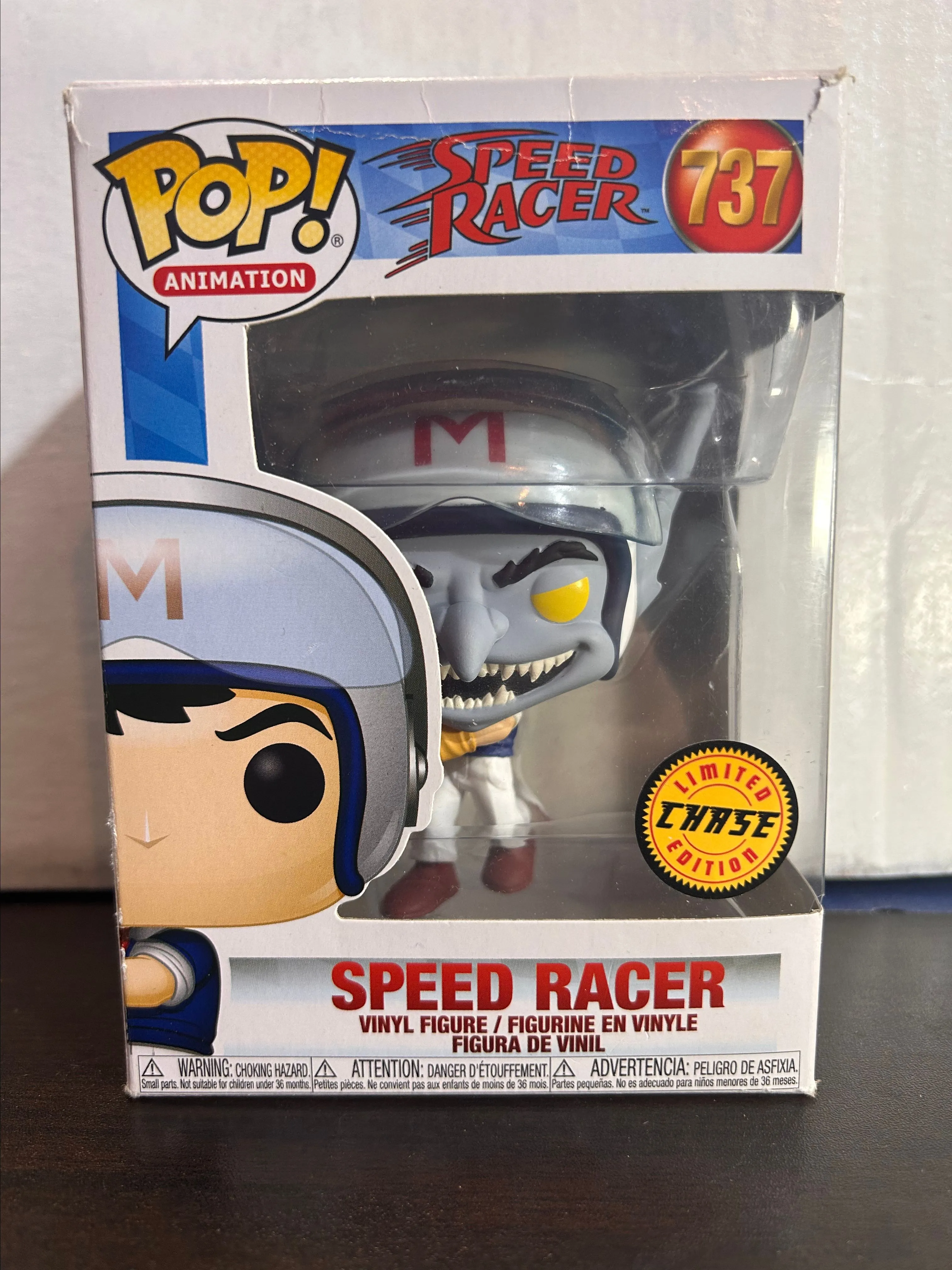 Product image for Speed Racer Limited Edition Chase Animation Vaulted Funko Pop 737 With Protector