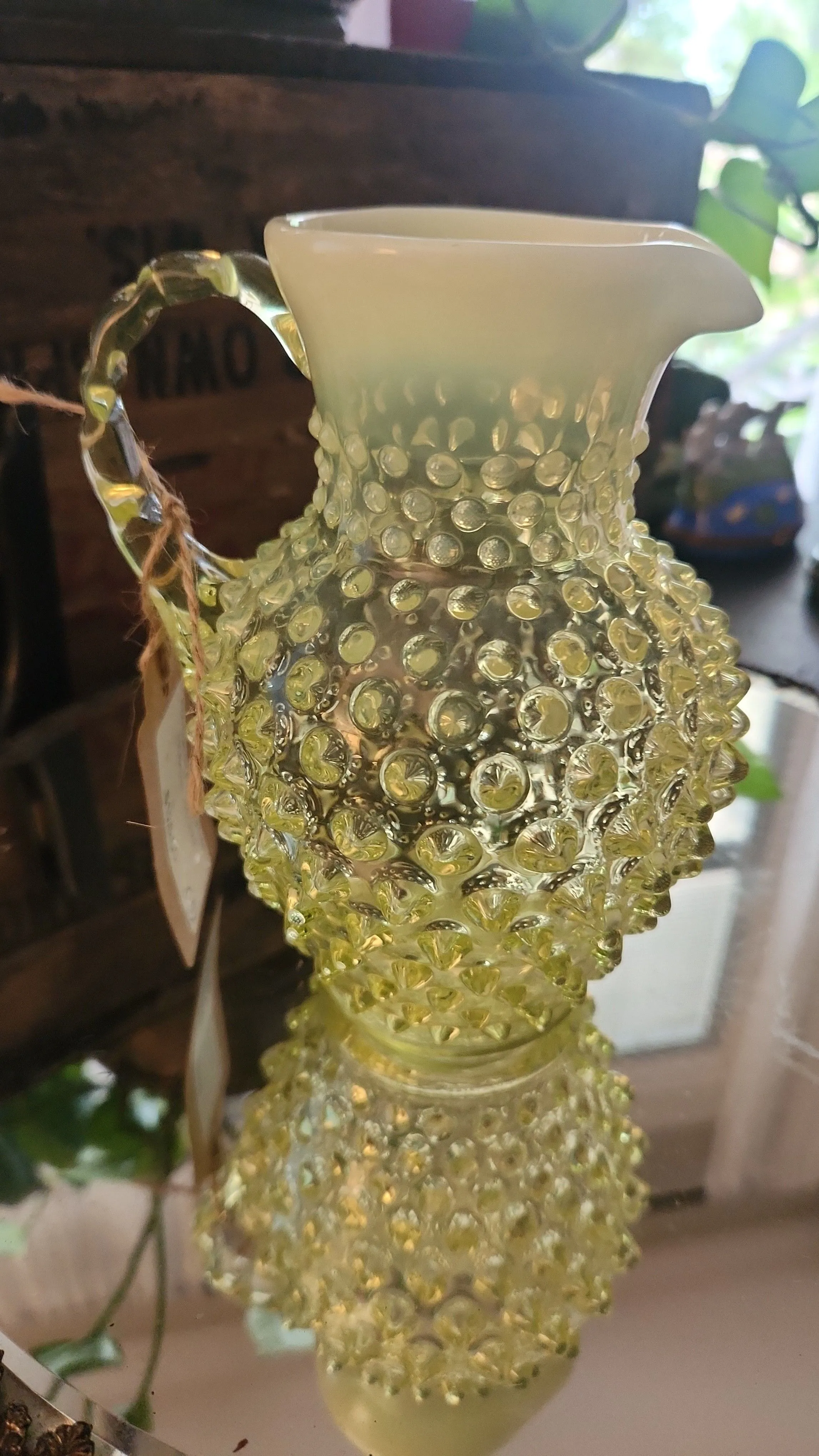 Product image for Fenton Vintage Topaz Pitcher
