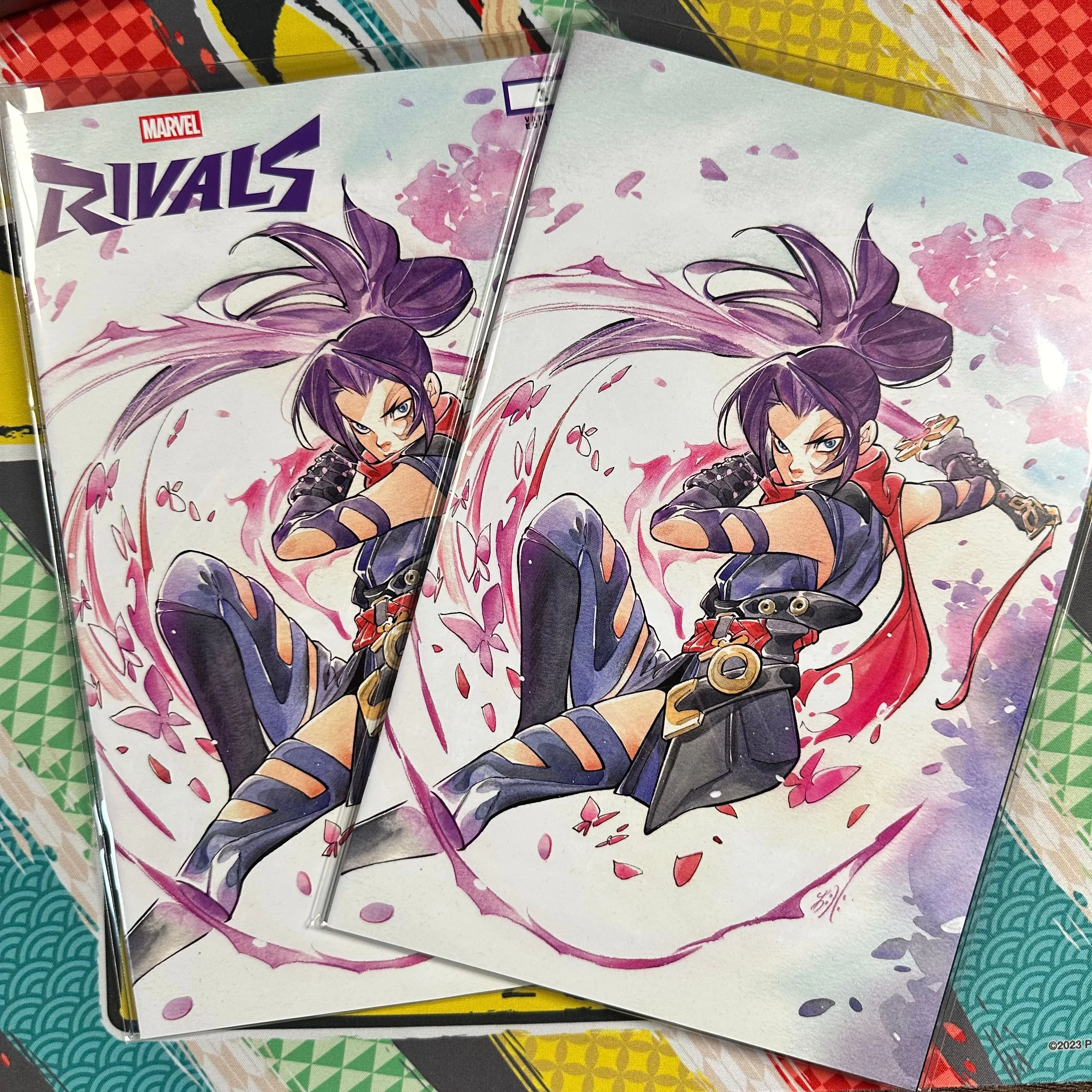Product image for Peach Momoko Marvel Rivals #1 Trade & Virgin Combo