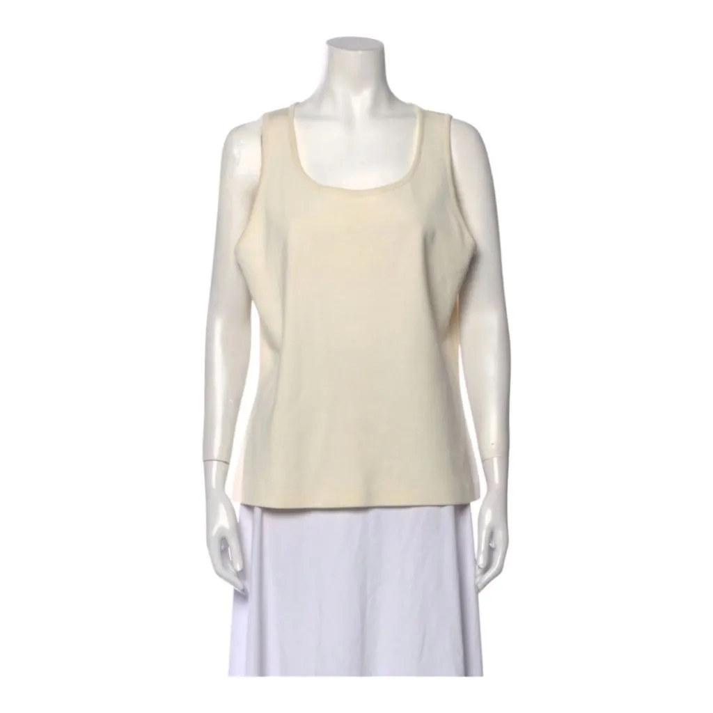 Product image for St. John Tank Top, L, Cream
