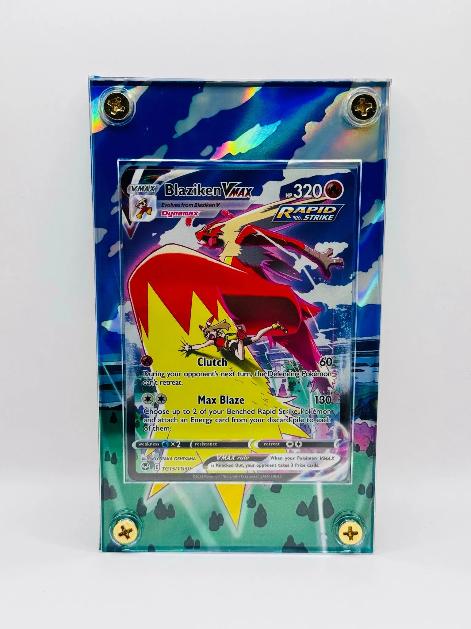 Blaziken VMAX Holographic Extended Art Smart Case ( CARD NOT INCLUDED)   Whatnot: Shop, Sell, Connect