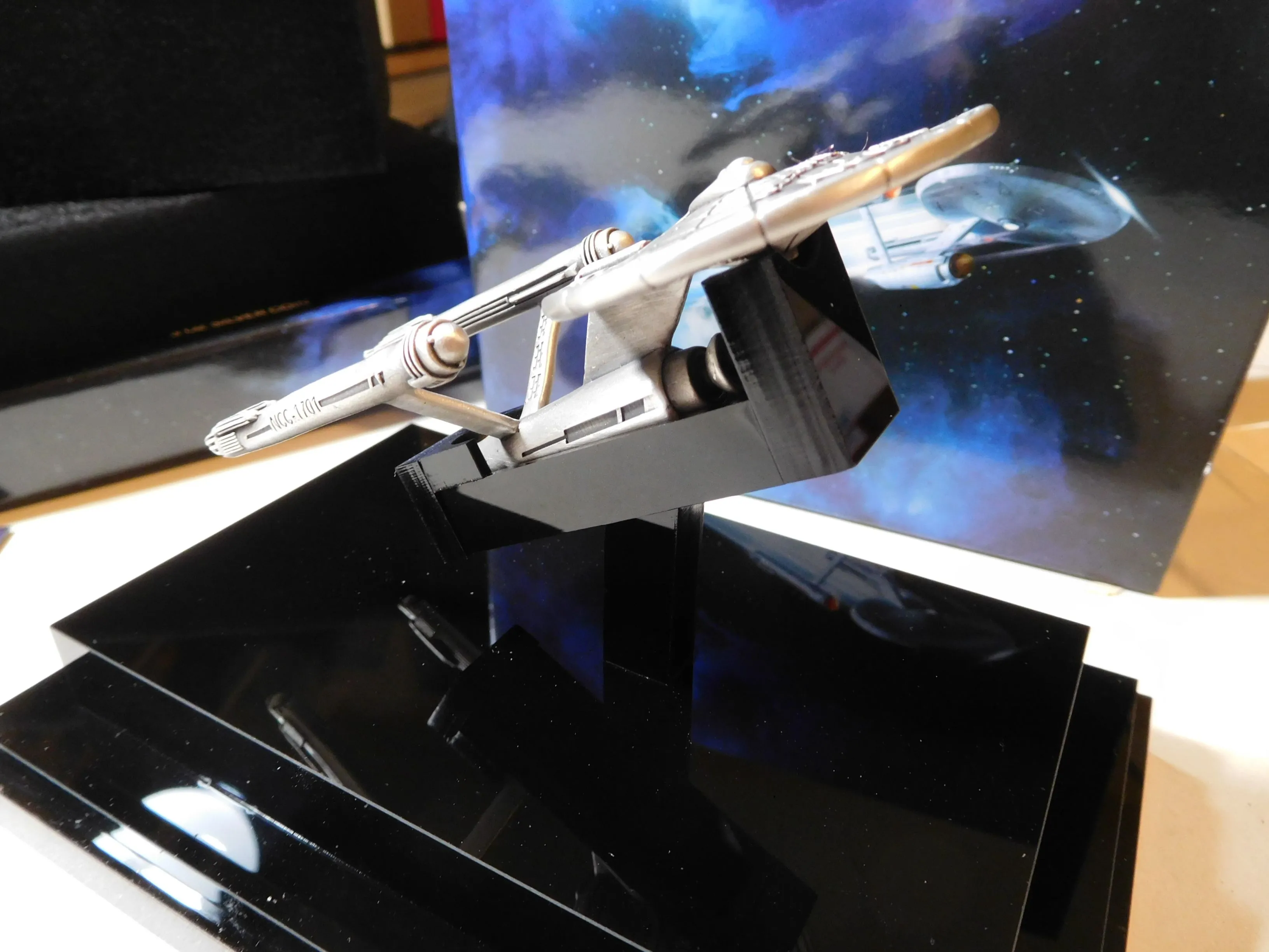 Product image for 2024 Samoa Star Trek U.S.S. Enterprise 3d Shaped 3 oz Silver Coin