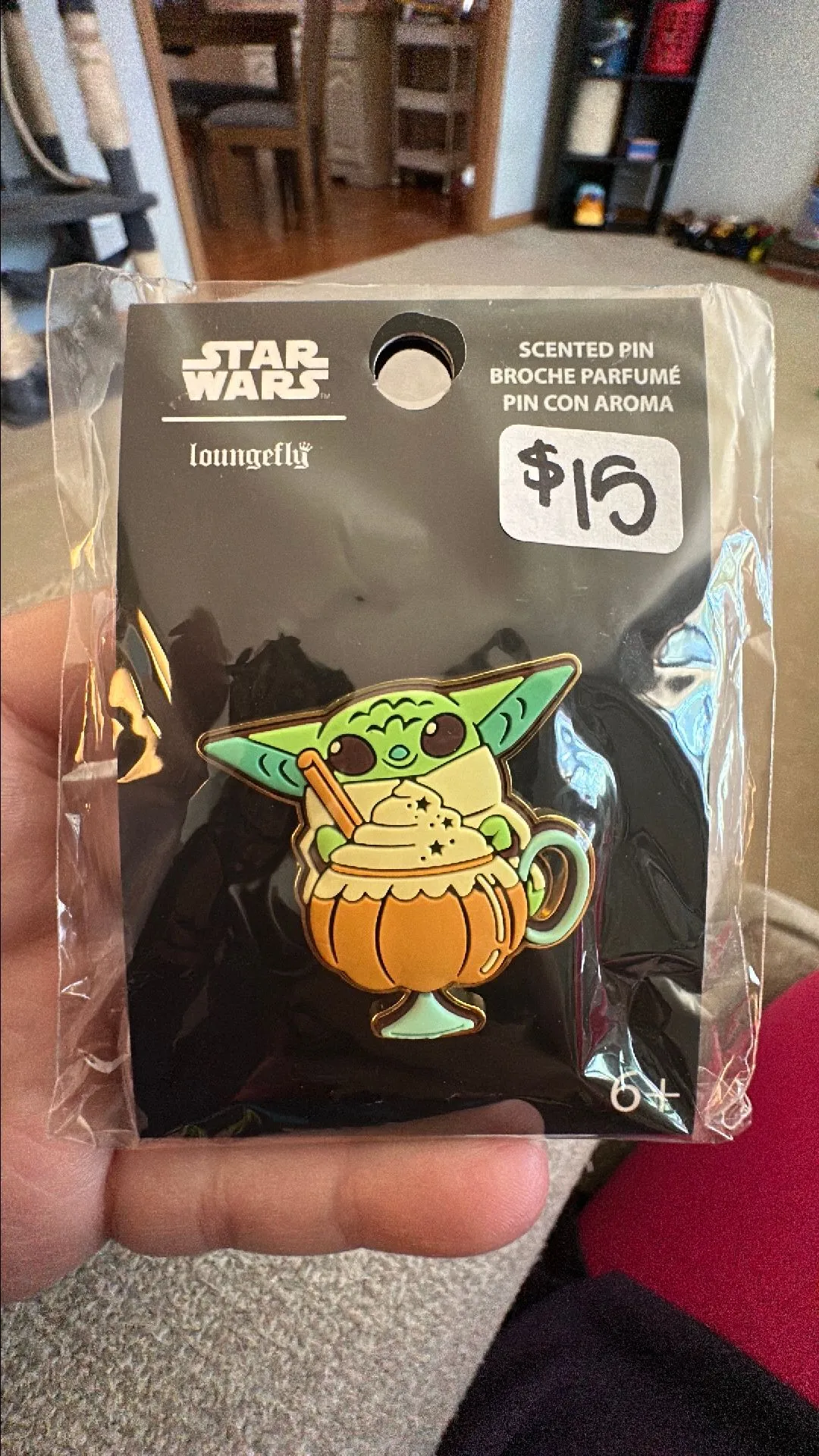 Product image for Grogu Yoda Pin, Star Wars Pin, Halloween Pin