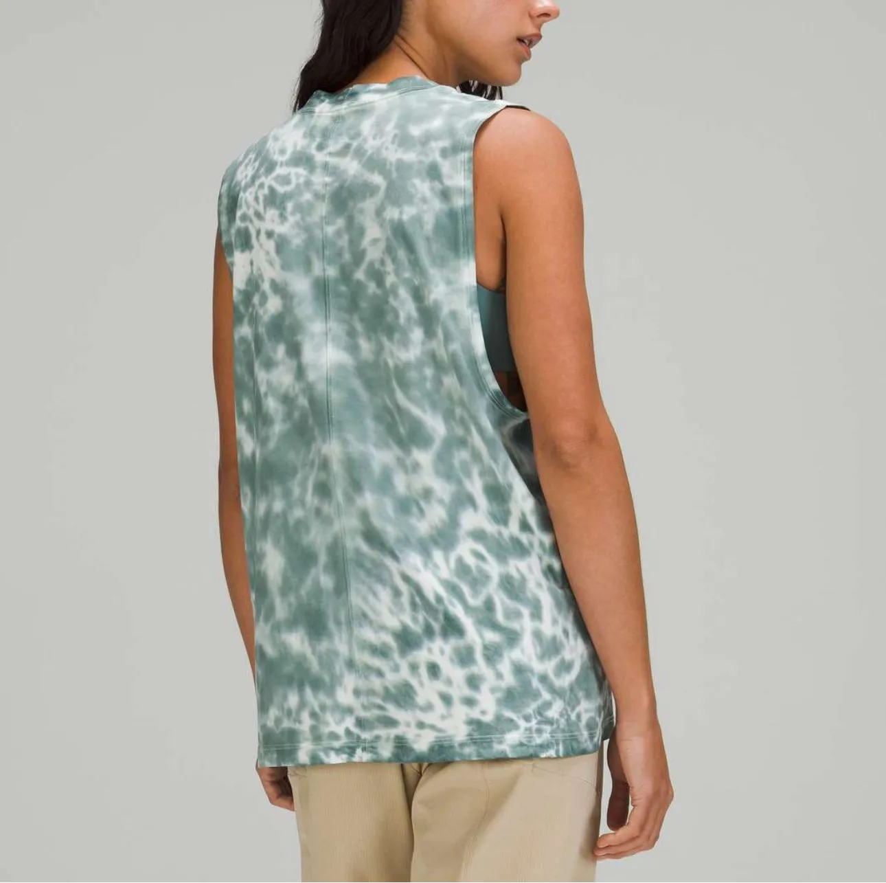 Product image for Lululemon All Yours Tank 10 Blue Tie Dye