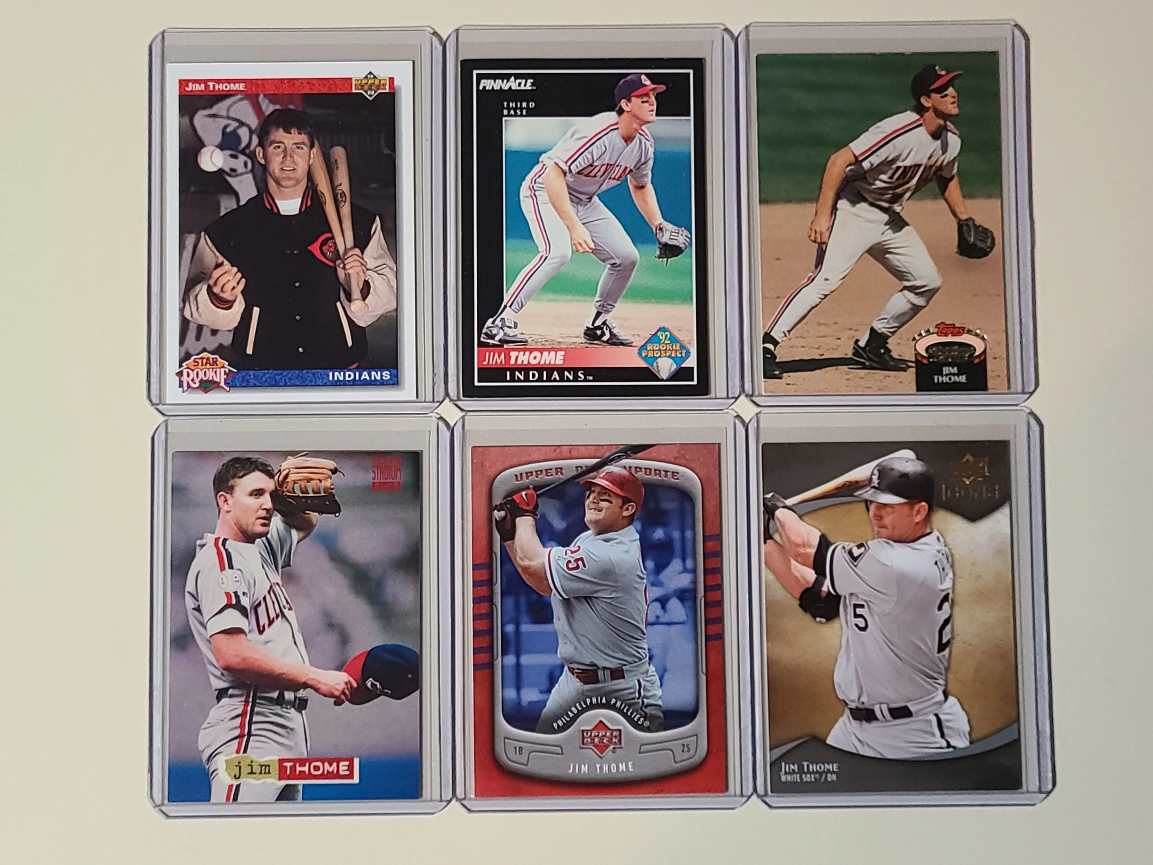 Product image for Jim Thome 6 Baseball Card Lot