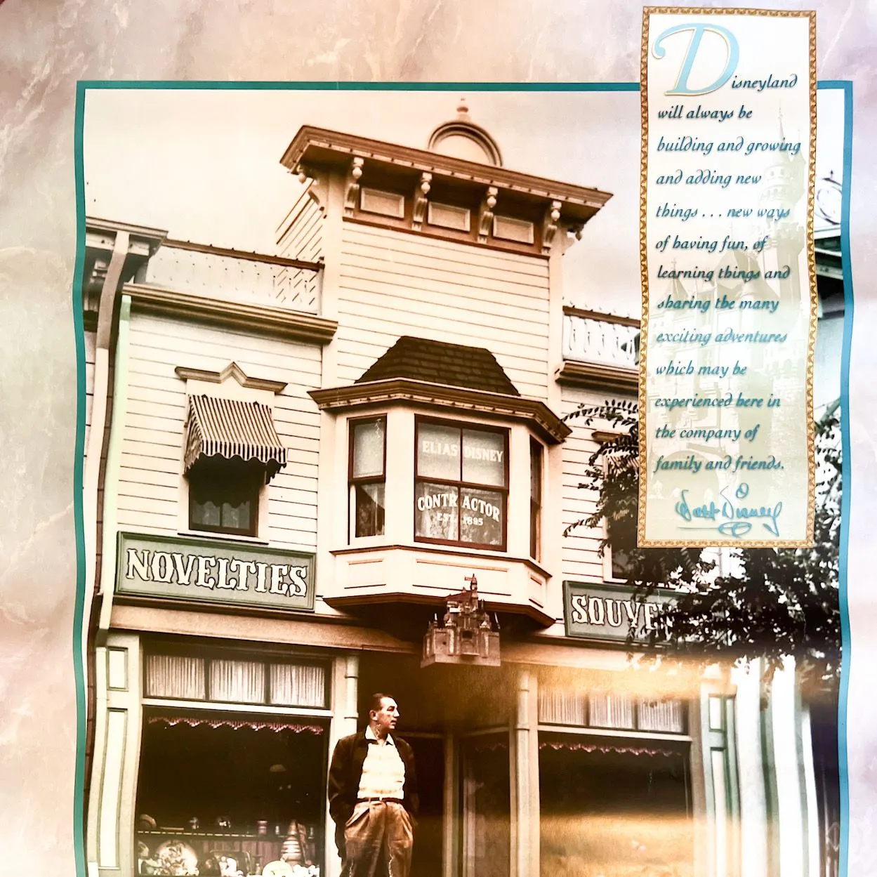 Product image for Walt Disney Team Disneyland 1995 Cast Member Poster