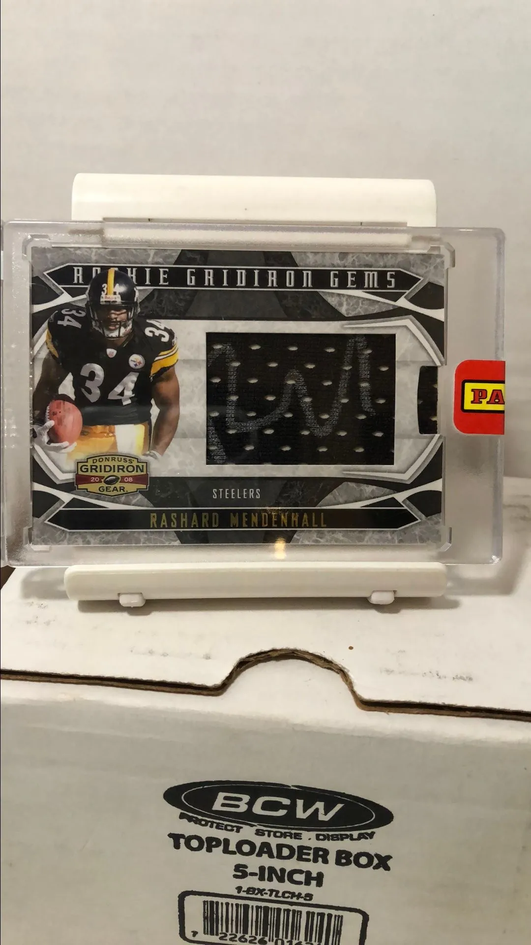 Product image for Rashard Mendenhall 2008 Donruss Gridiron Gems Rookie Auto 1/1