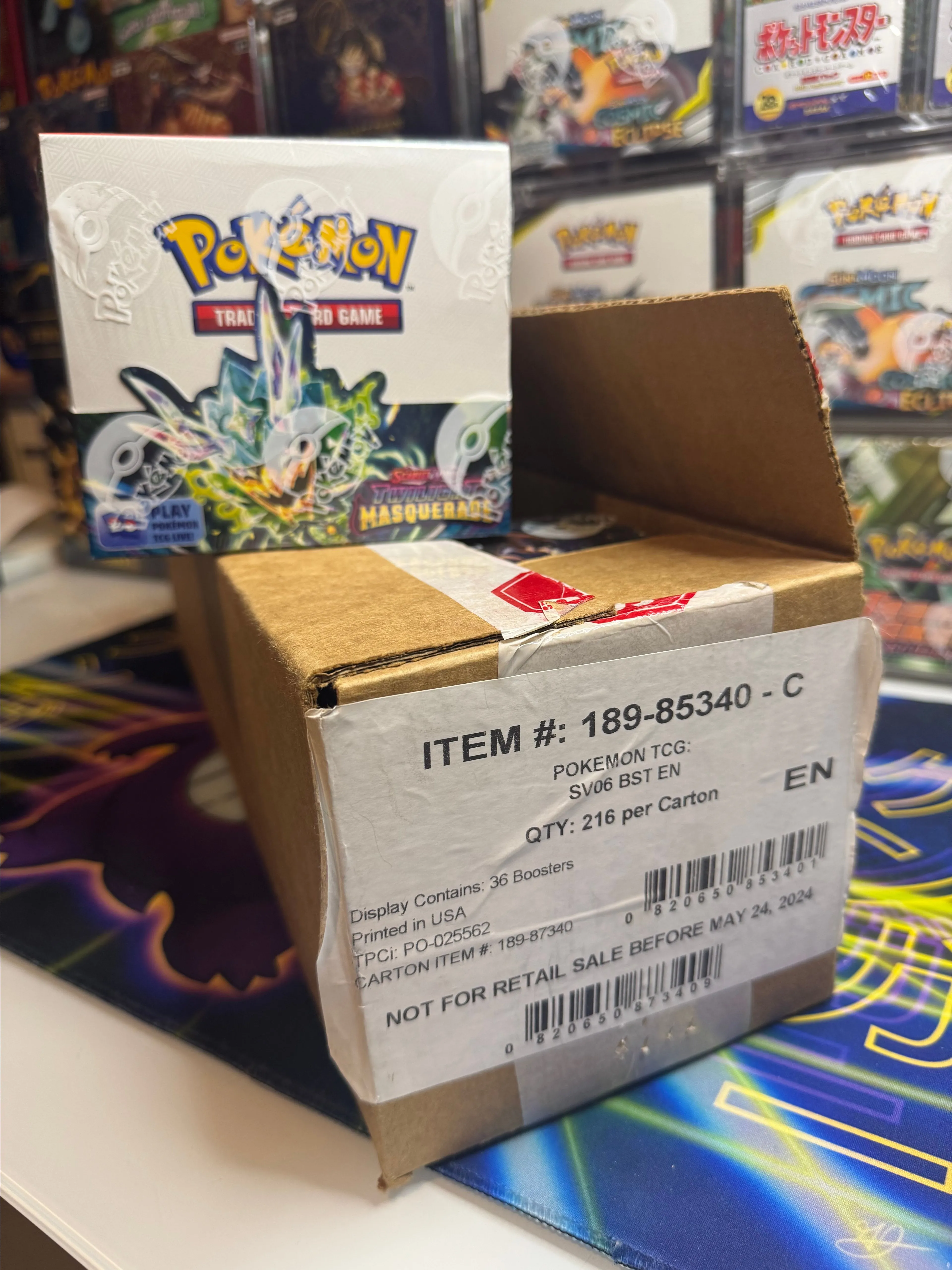 twilight booster box case Pokemon Scarlet & Violet: Twilight Masquerade main image 0