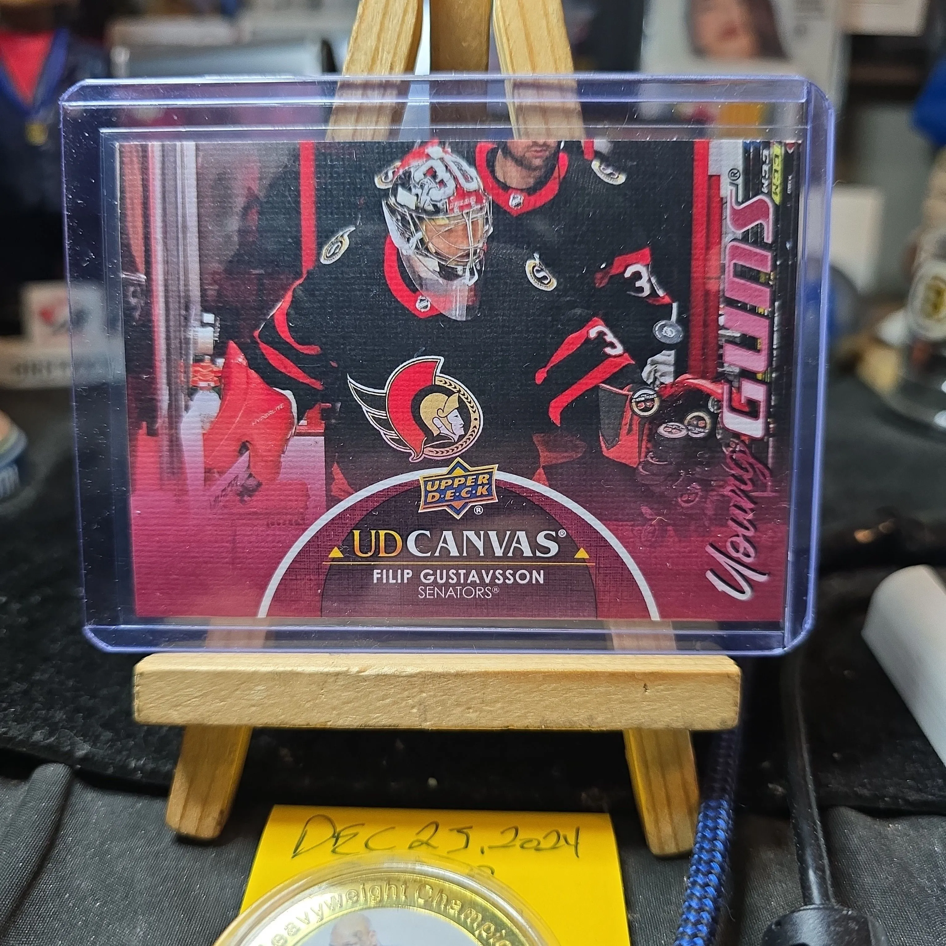 Product image for 2021-22 upper deck young guns canvas FILIP GUSTAVSSON RC