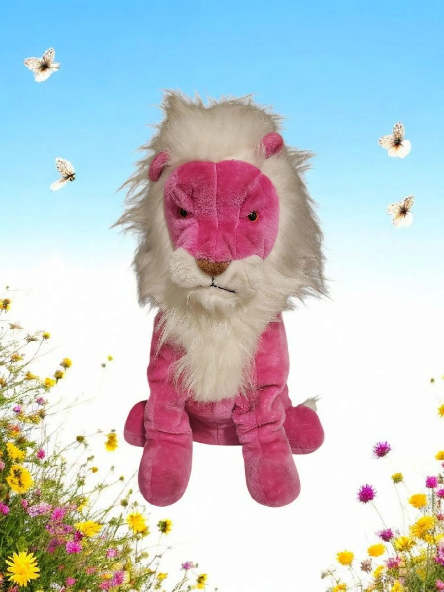 Product image for Vintage 2ft Tall 1985 Fair Carnival Lion