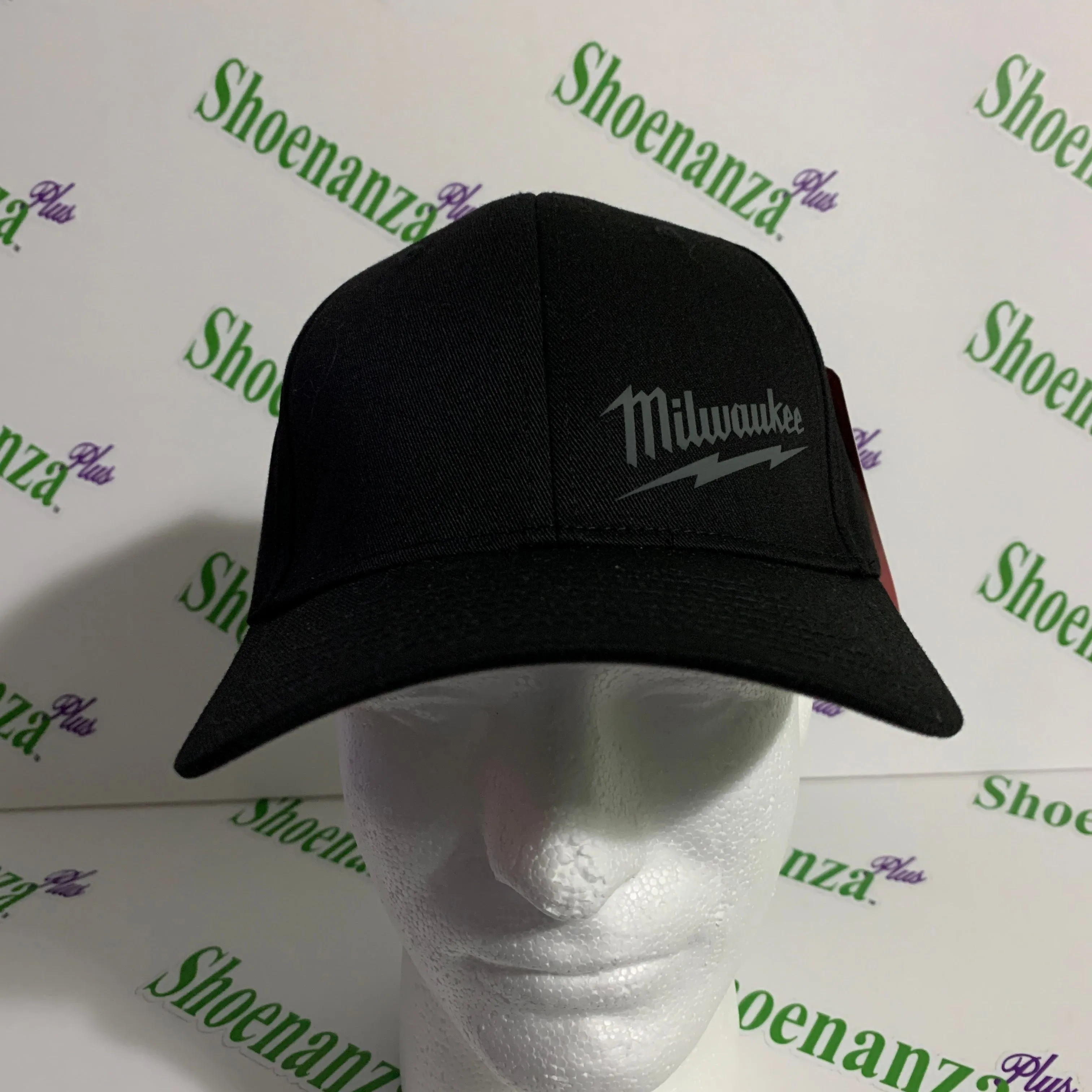 Product image for Milwaukee Hat Fitted Lightweight FlexFit Flex Fit 504B-SM Black Cap Mens S / M