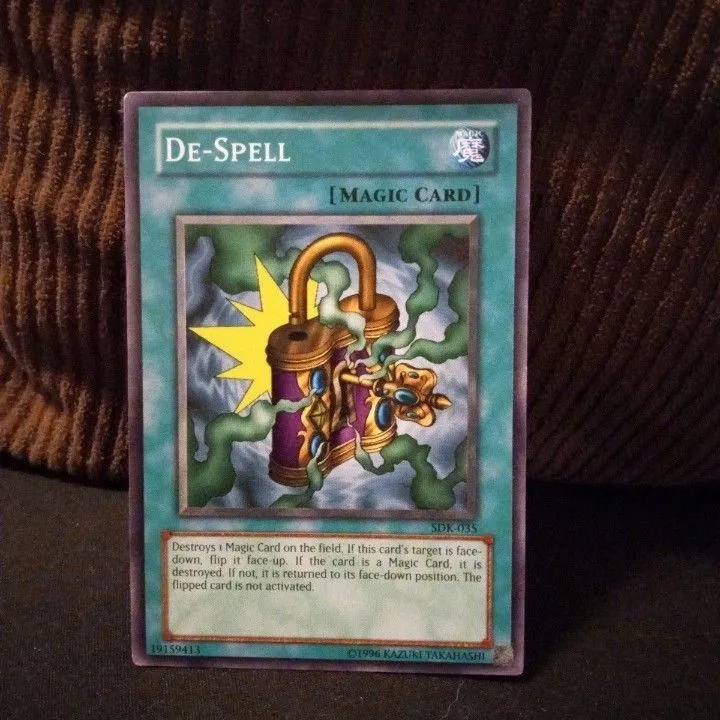 Lot of 5 Vintage 1996 Yu-Gi-Oh Magic Cards Monster Reborn & De-Spell  Unlimited Edition  Whatnot: Shop, Sell, Connect