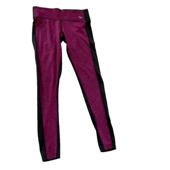 Product image for Women's PINK Yoga Leggings XS Pink Black