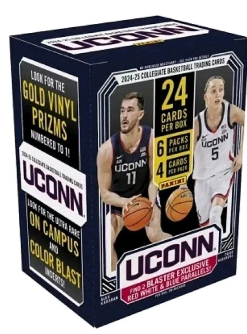 Product image for Paige Buekers Rookie Card? 2024/25 Panini NIL University of Connecticut Basketball Blaster Box