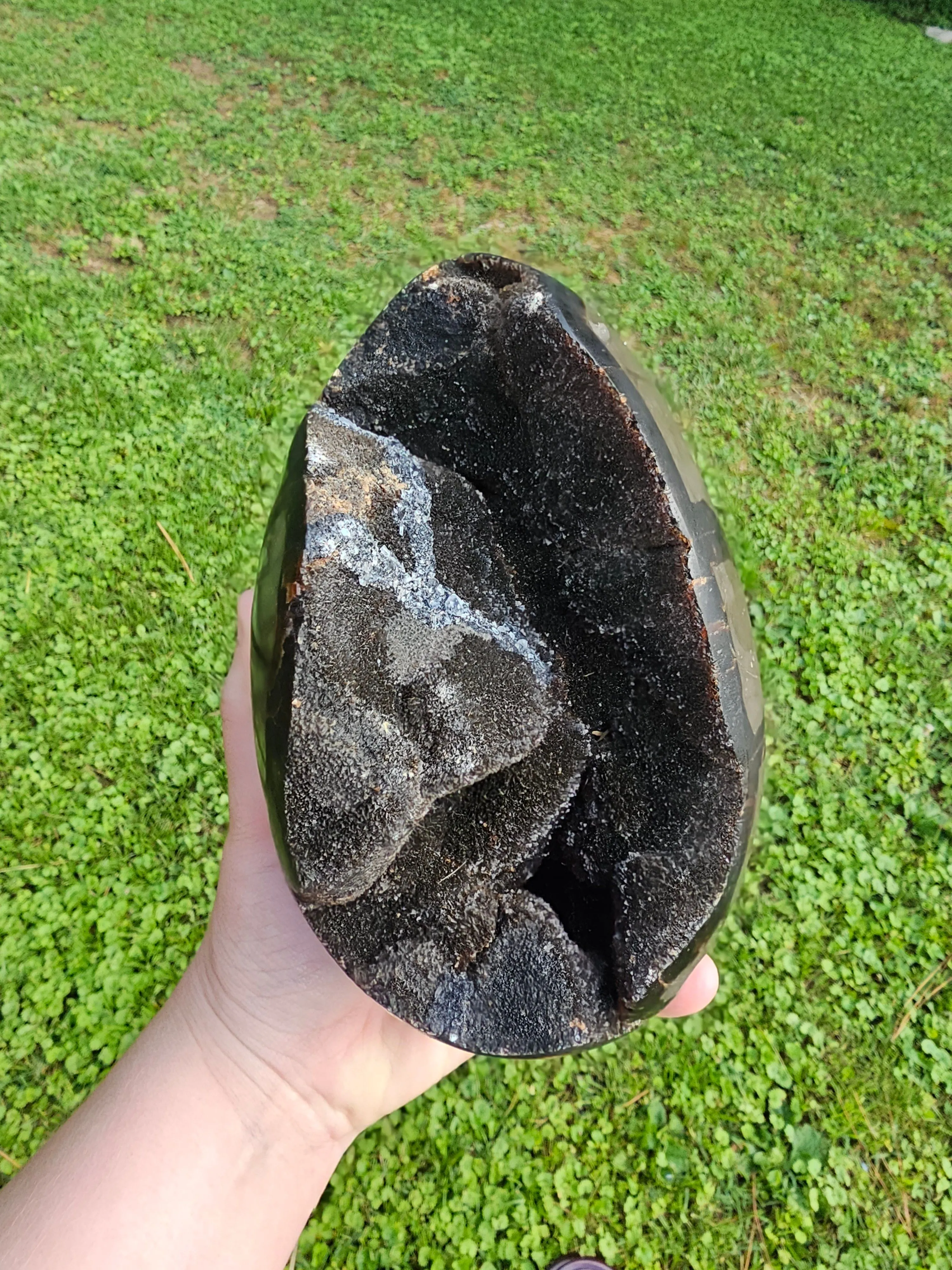 Product image for huge septarian crystal egg