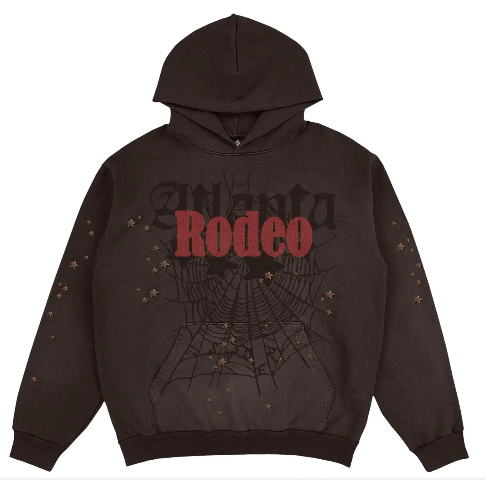 Product image for Travis Scott Cactus Jack x Sp5der Rodeo Hoodie Black - Choose Your Size S M L XXL