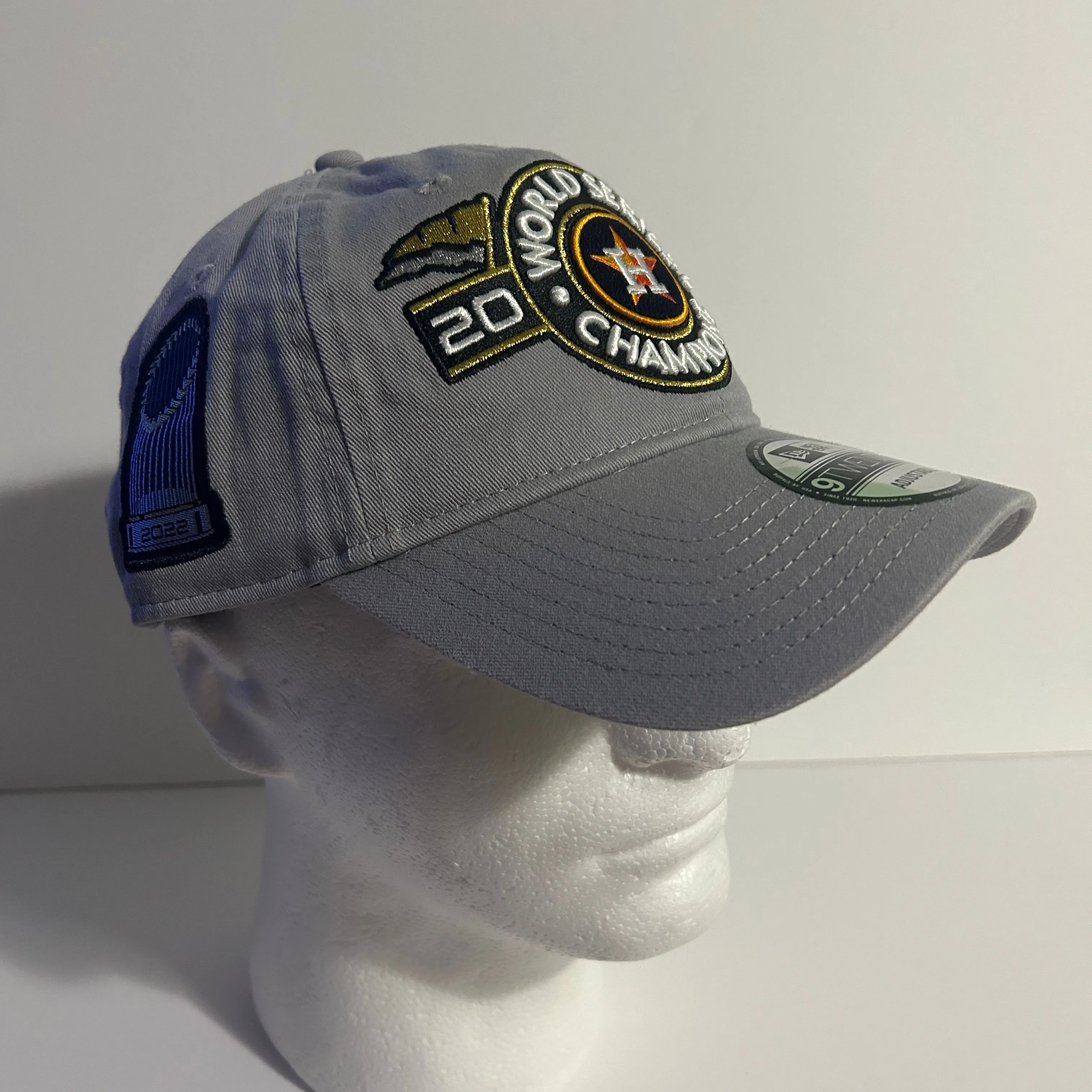 Product image for New Era 9Twenty Adjustable Hat MLB Houston Astros World Series Champions 2022