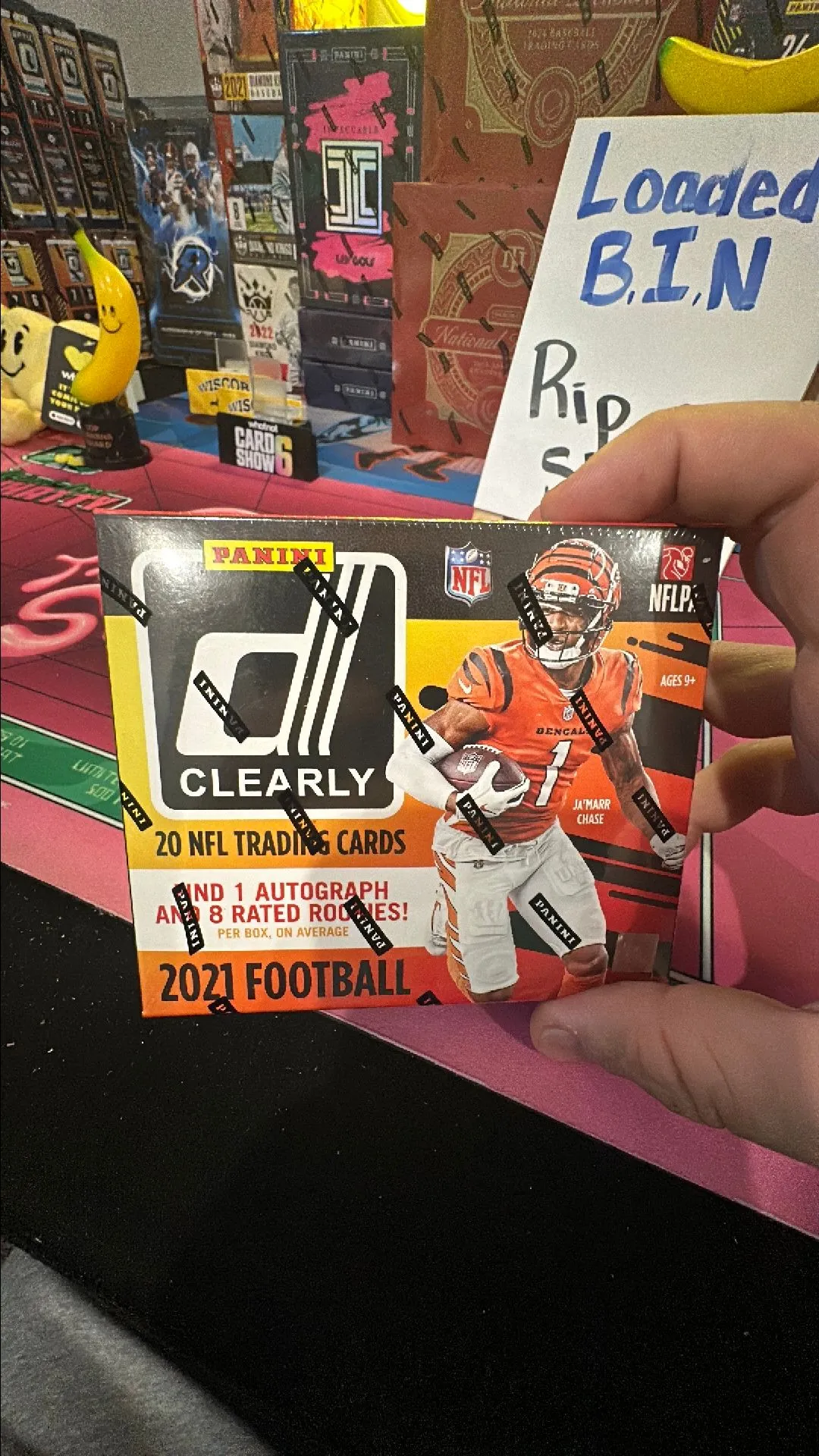 Product image for ( 1 ) 2021 Donruss Clearly Football NFL Hobby Box Downtown ?