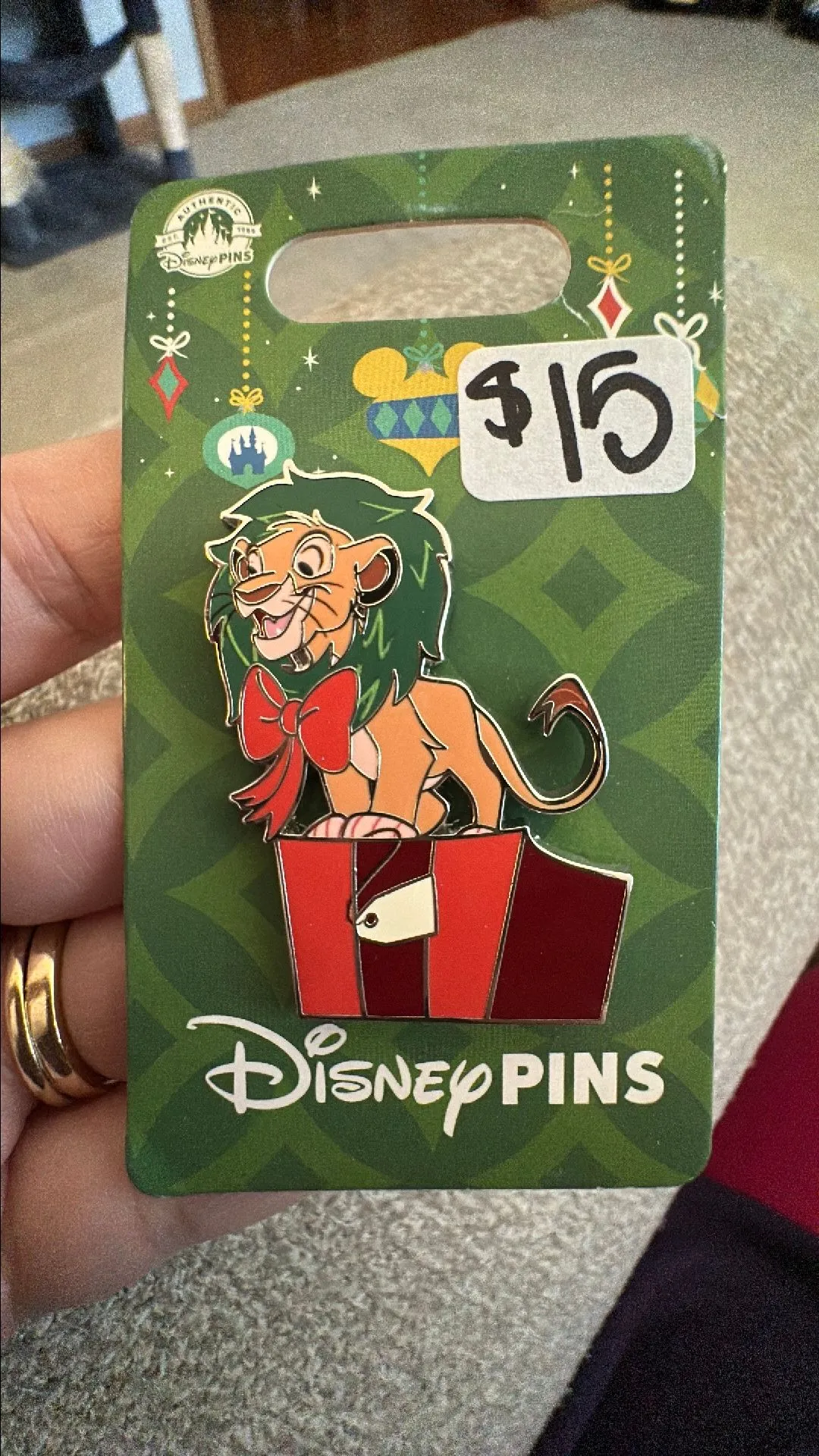 Product image for Simba Holiday Pin , Lion King Pin