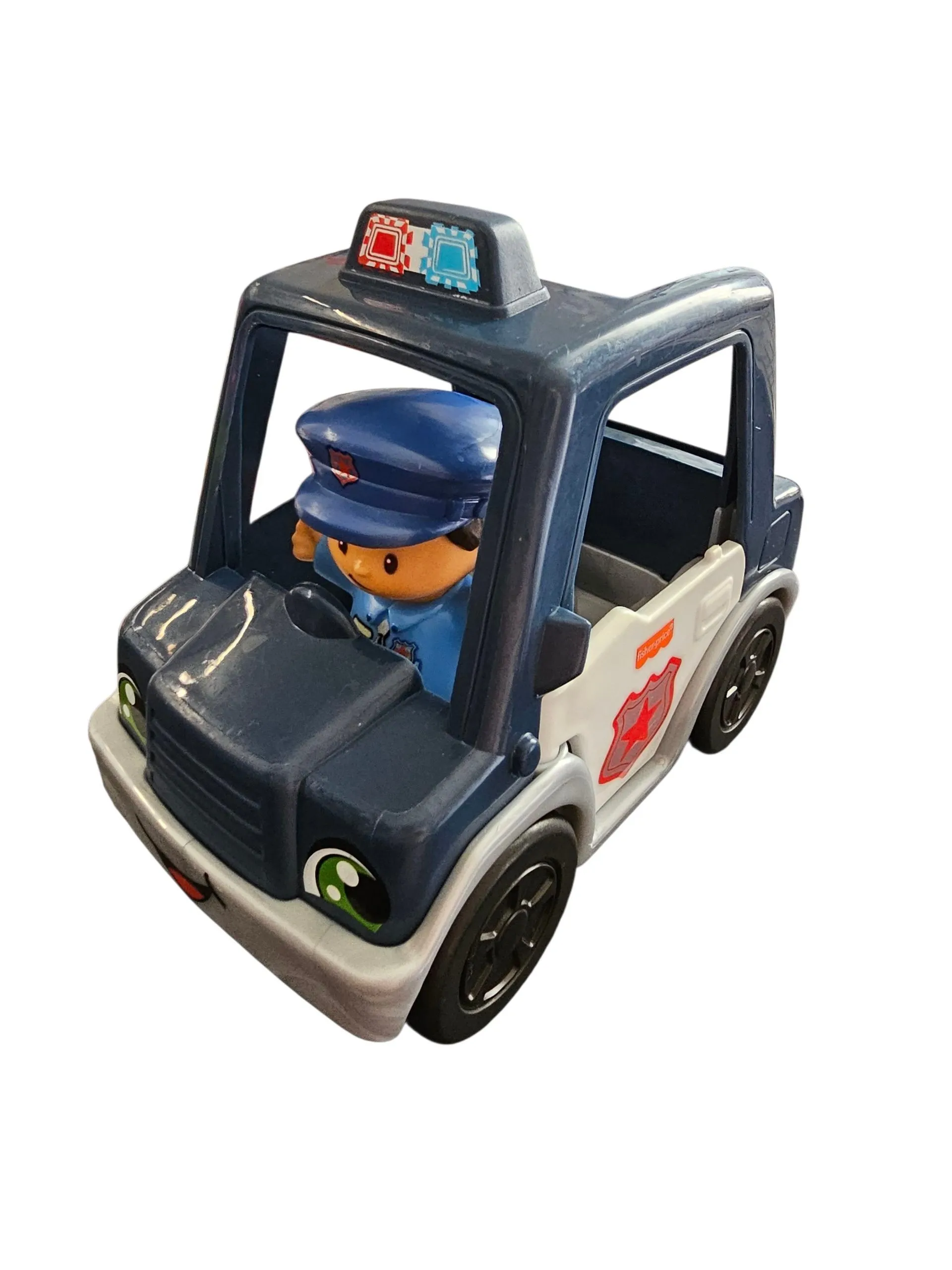 Product image for Fisher Price Little People Police Woman Figure and Police Car