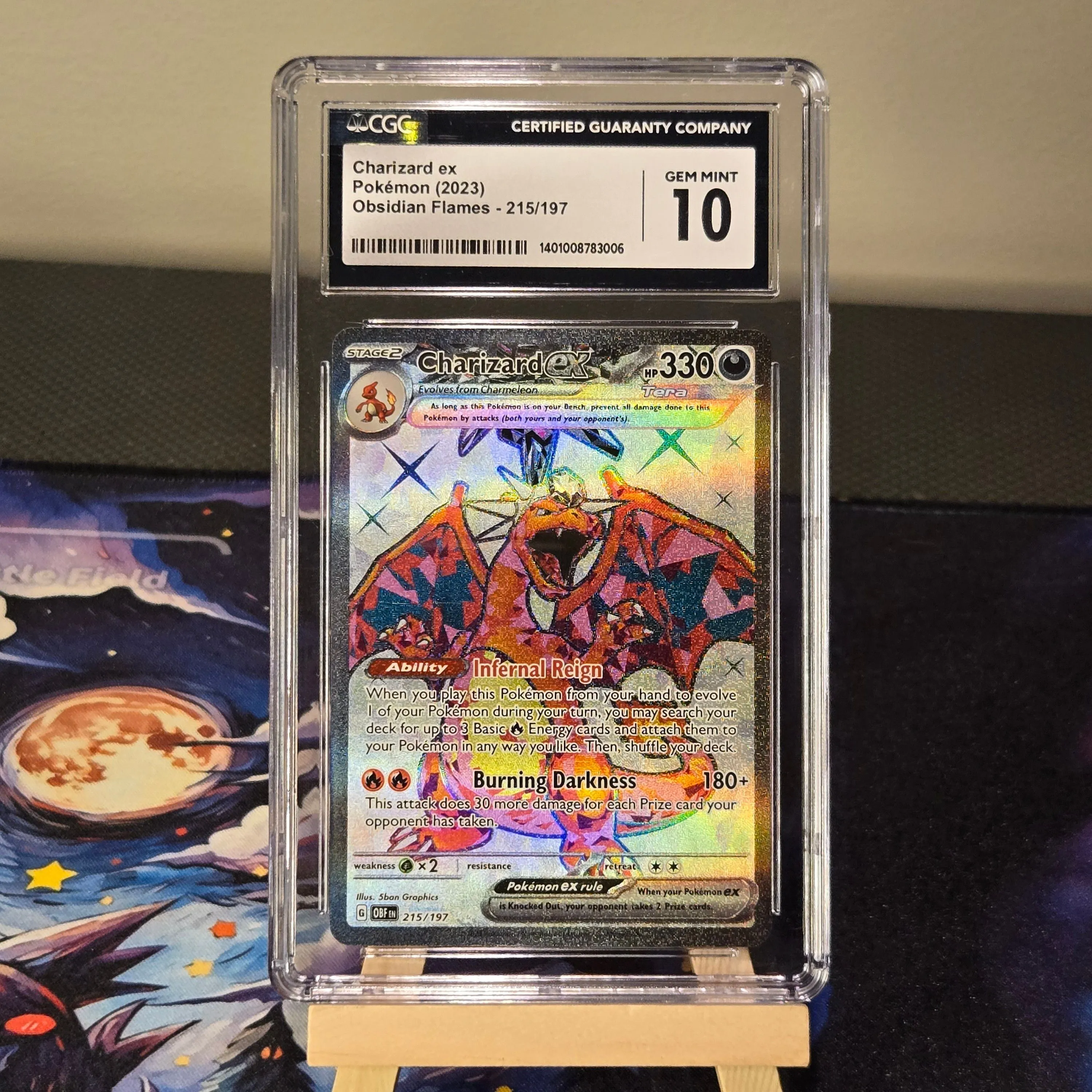 Product image for Charizard ex 215/197 Gem Mint 10