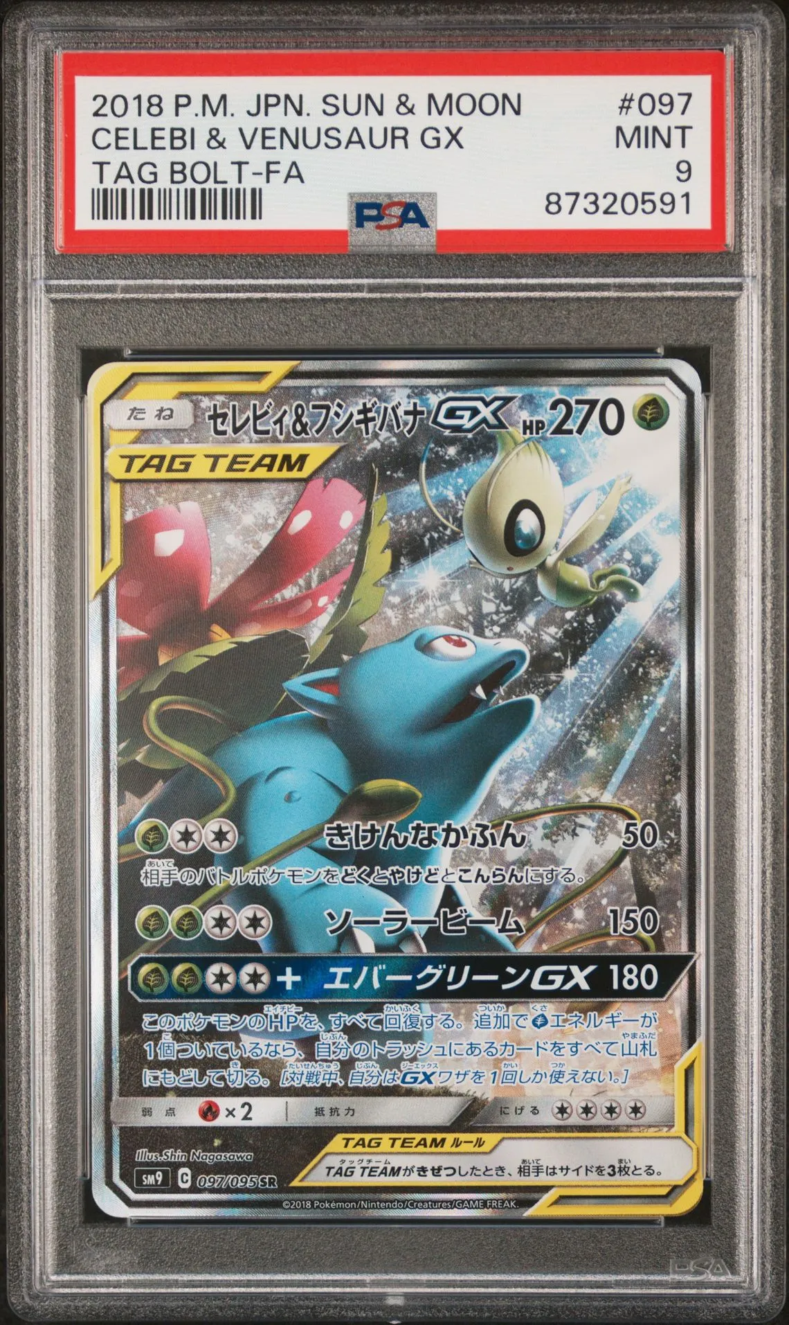 Product image for Celebi & Venusaur GX Tag Team 